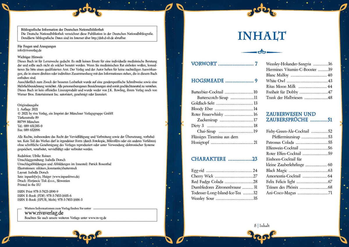 Detailansicht: Das Cocktailbuch für Potter-Fans (Hardcover)