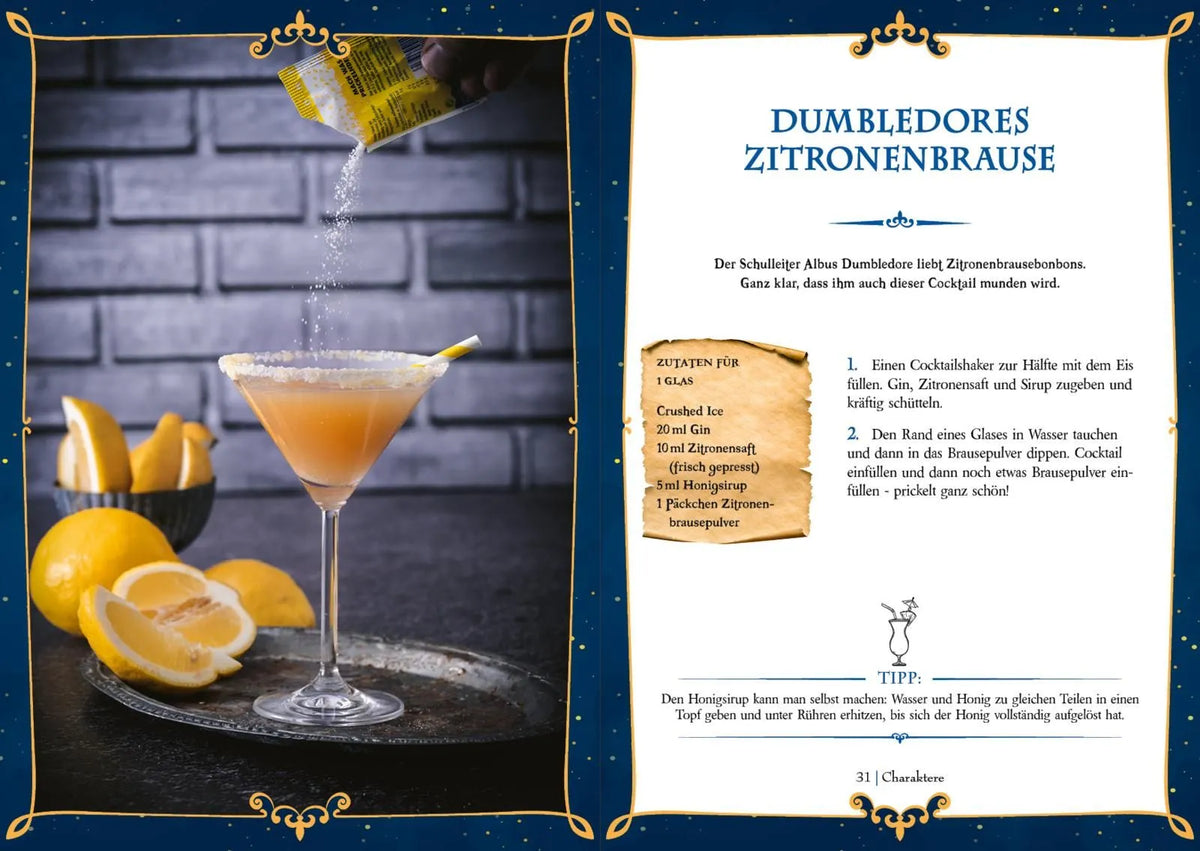 Detailansicht: Das Cocktailbuch für Potter-Fans (Hardcover)