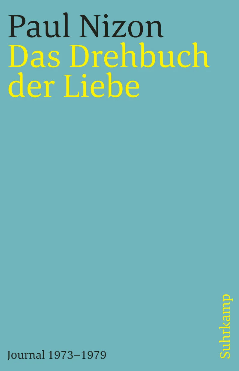 Buchcover von 'Das Drehbuch der Liebe' - Taschenbuch von Paul Nizon