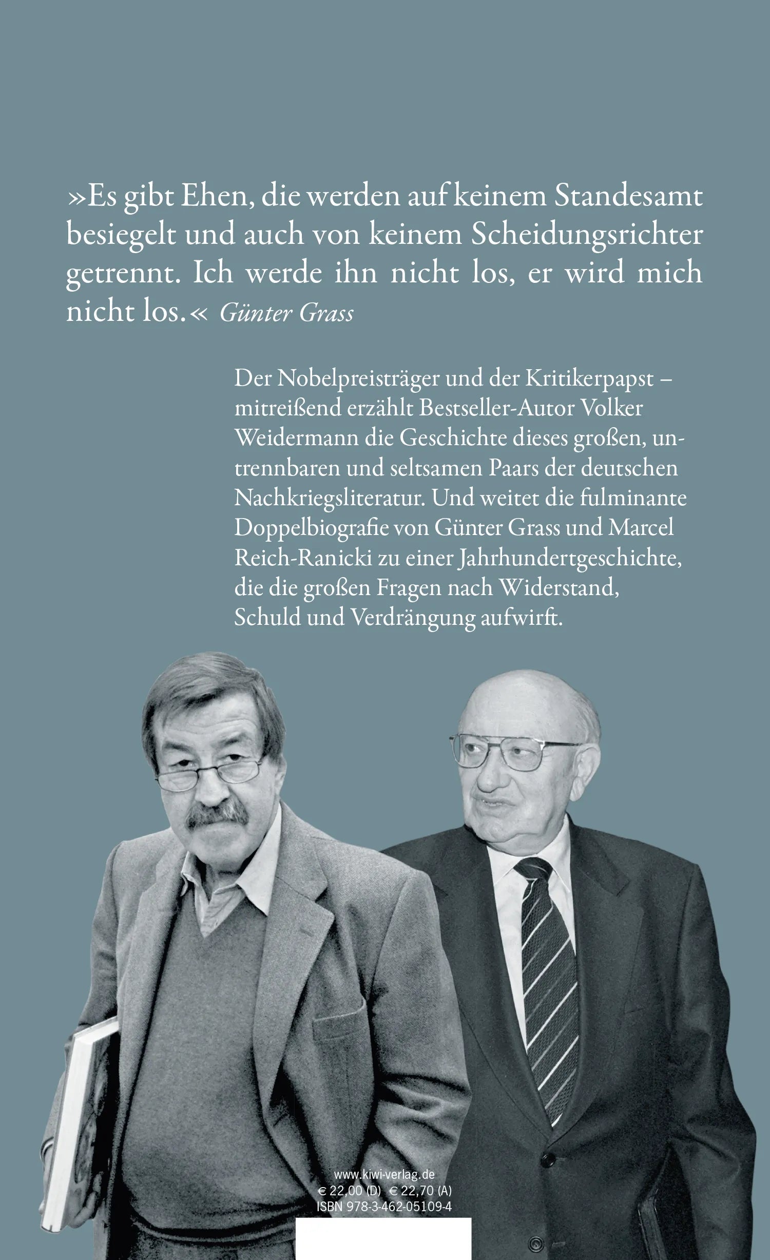 Buchrückseite von 'Das Duell' mit Klappentext - Gebundene Ausgabe