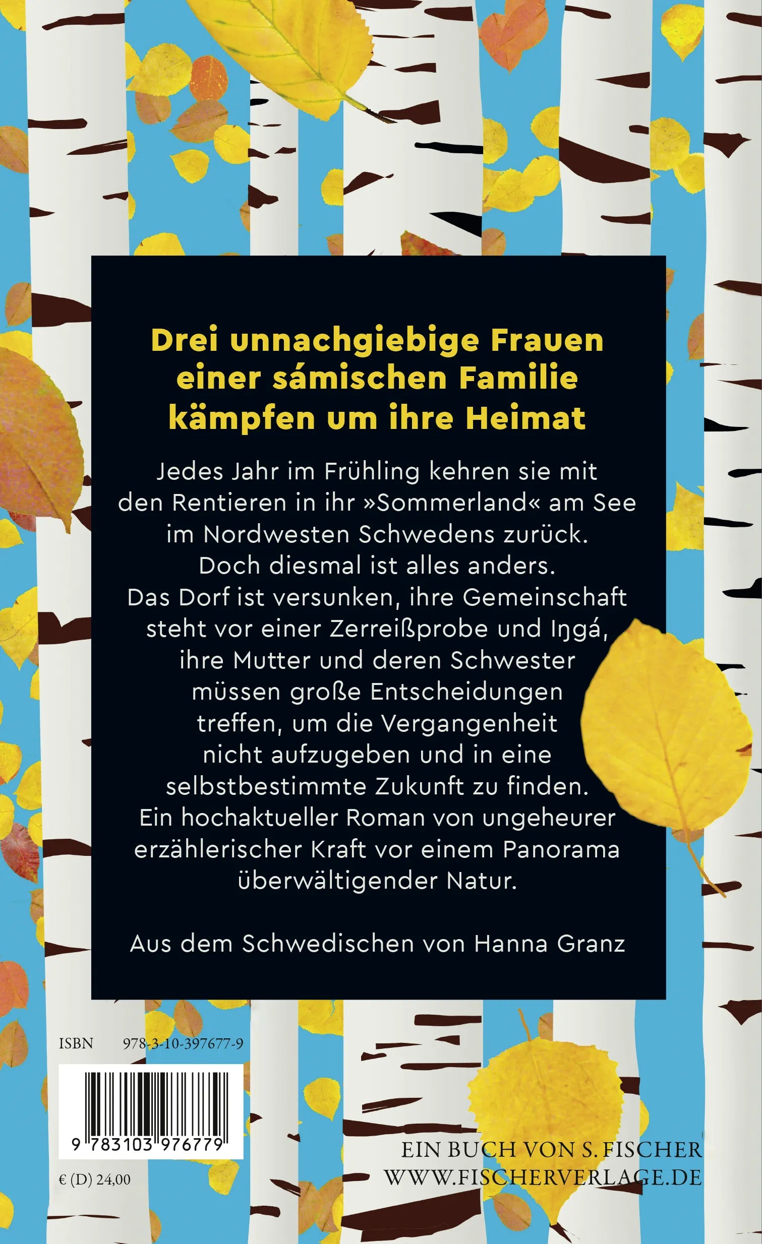 Rückseite: Das Echo der Sommer (Hardcover)