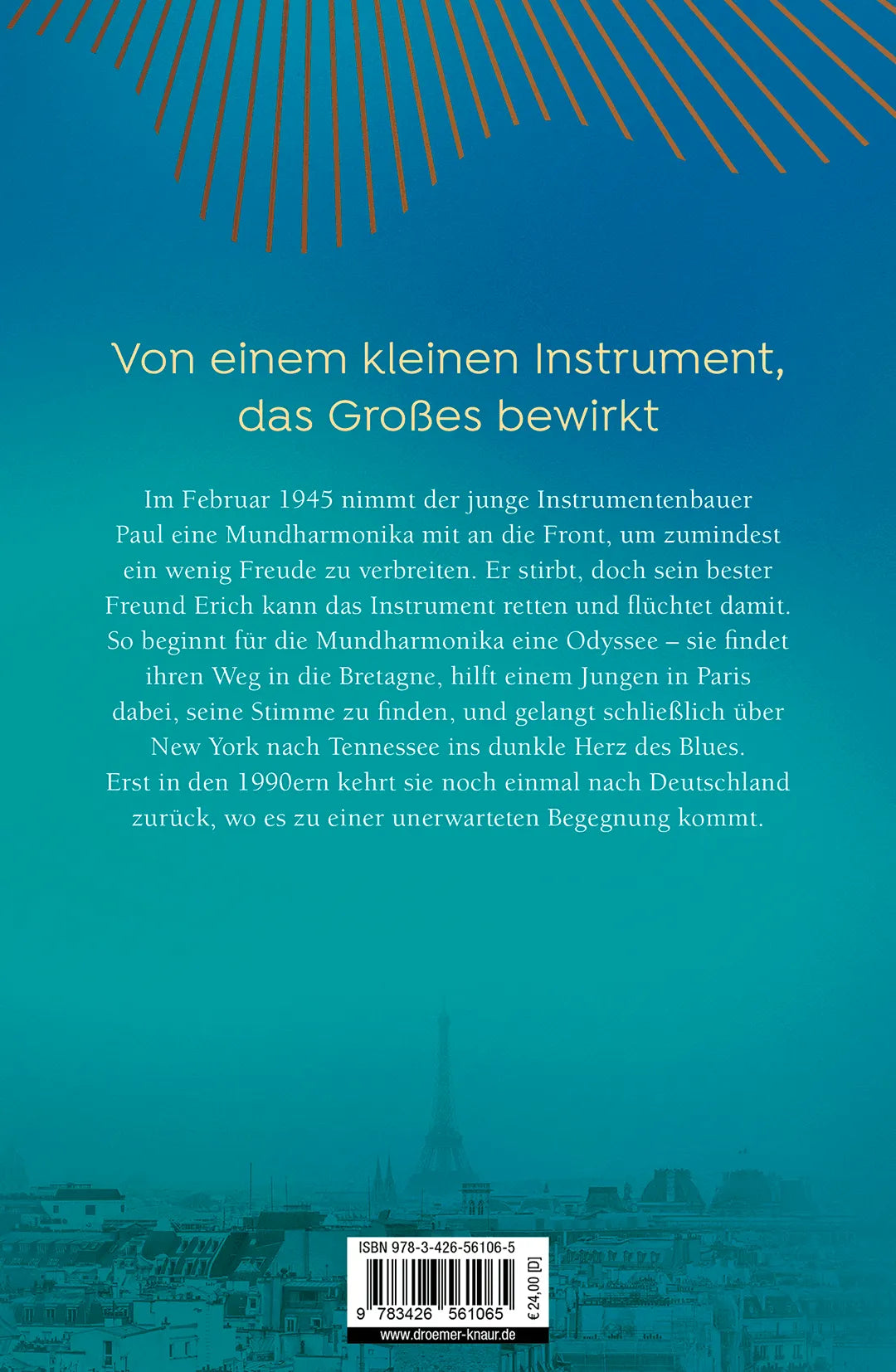 Rückseite: Das Echo des späten Lichts (Hardcover)