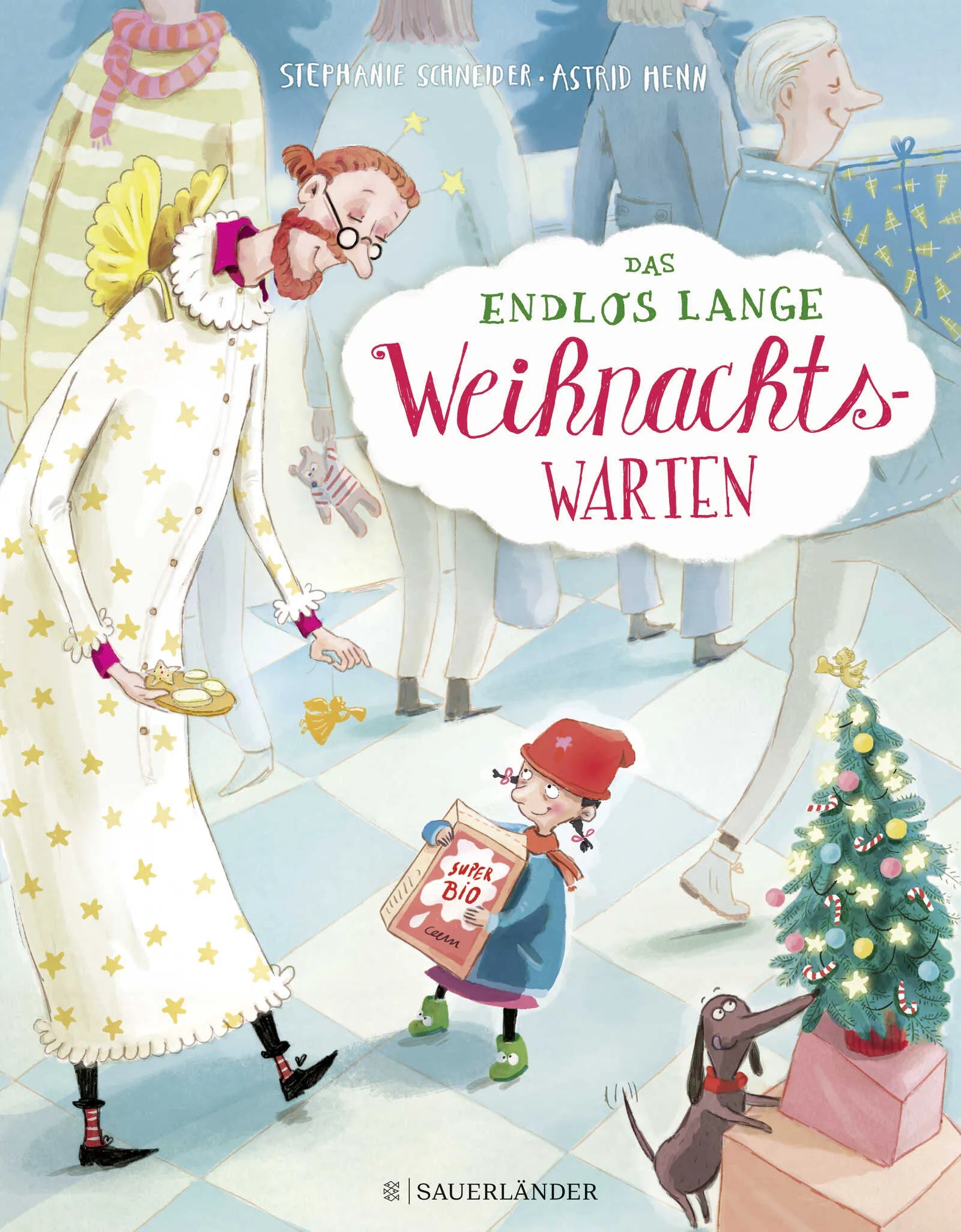Buchcover von 'Das endlos lange Weihnachtswarten' - Gebundene Ausgabe von Stephanie Schneider