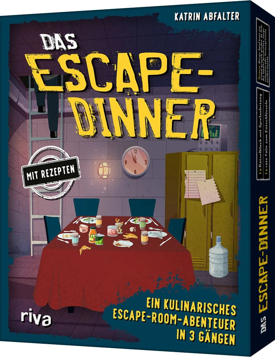 Escape-Spiel: Das Escape-Dinner – Ein kulinarisches Escape-Room-Abenteuer in 3 Gängen