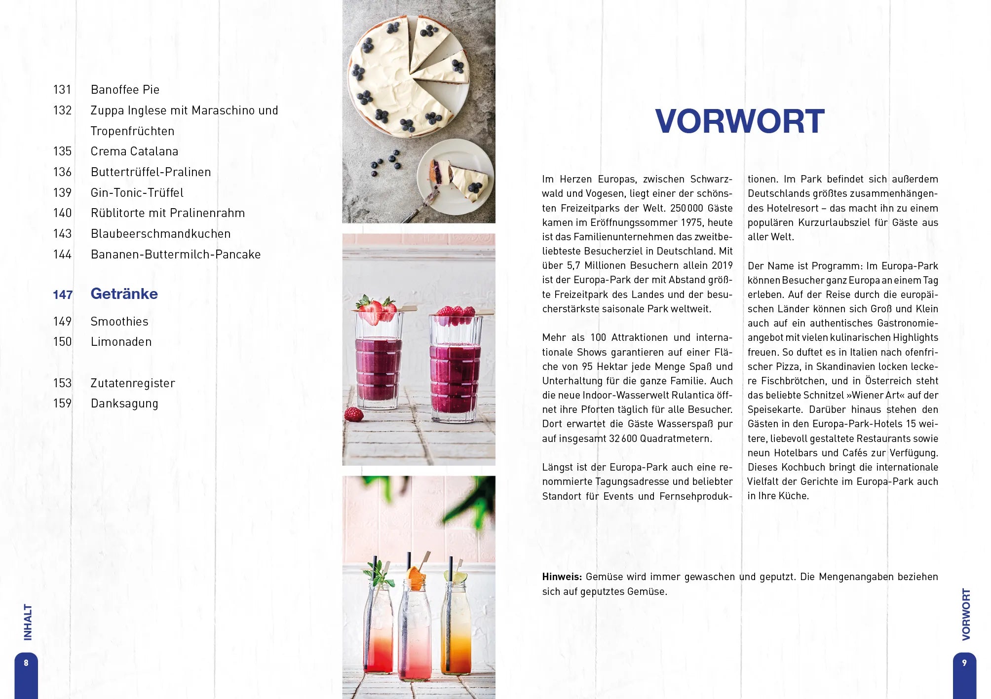 Innenansicht von 'Das Europa-Park-Kochbuch' - Gebundene Ausgabe