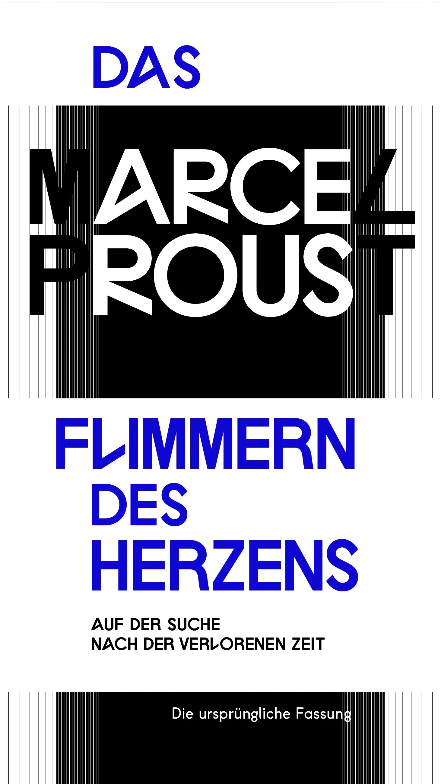 Buchcover von 'Das Flimmern des Herzens' - Gebundene Ausgabe von Marcel Proust