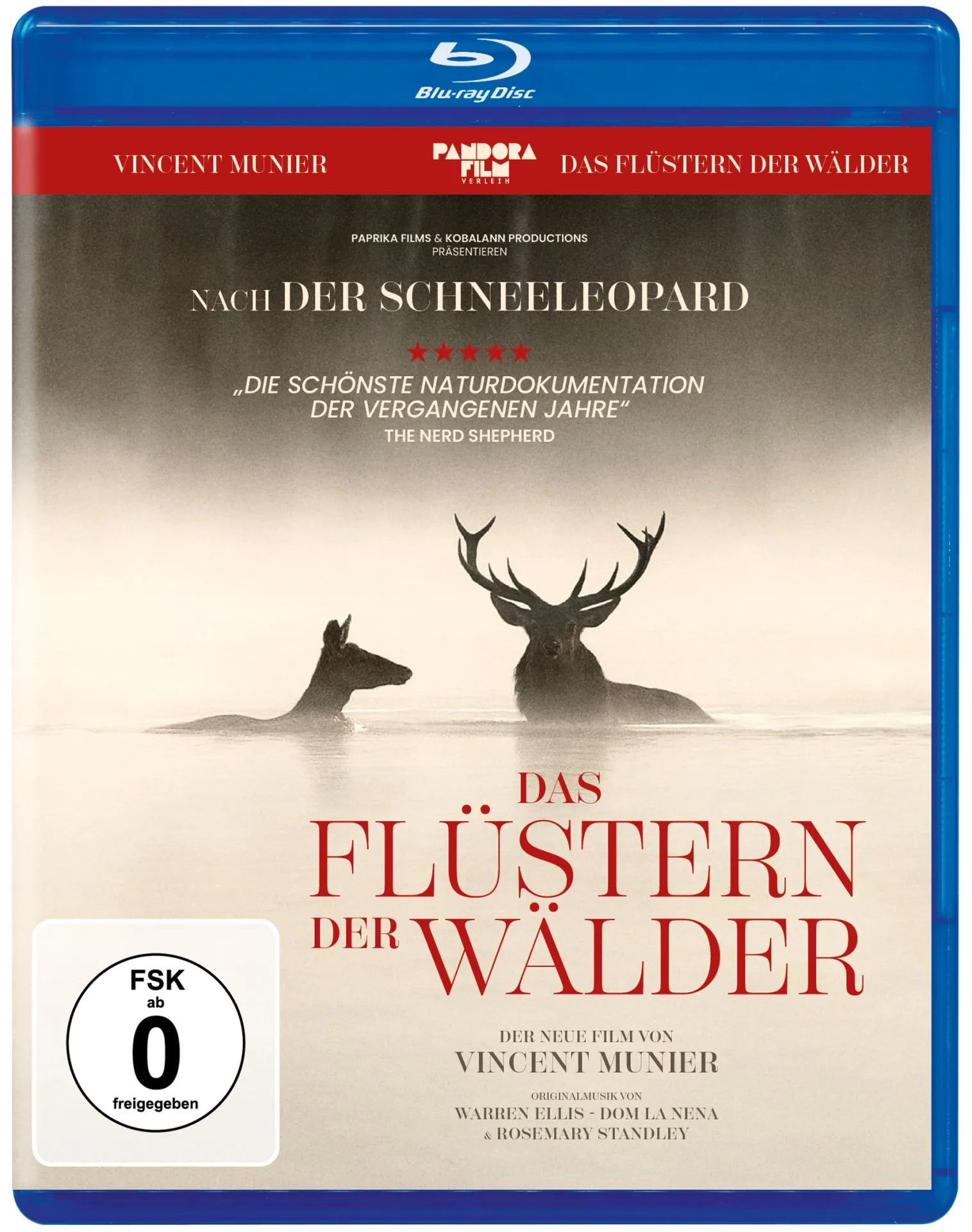 Blu-ray-Cover: Das Flüstern der Wälder. Regie: Vincent Munier