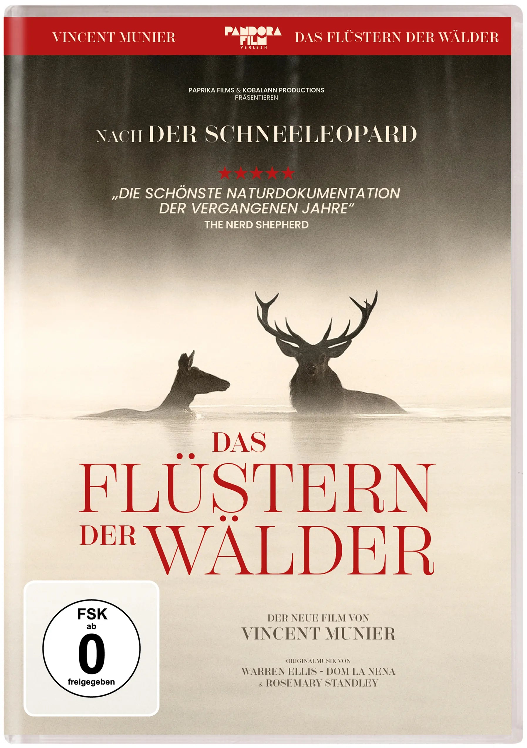 DVD-Cover: Das Flüstern der Wälder. Regie: Vincent Munier