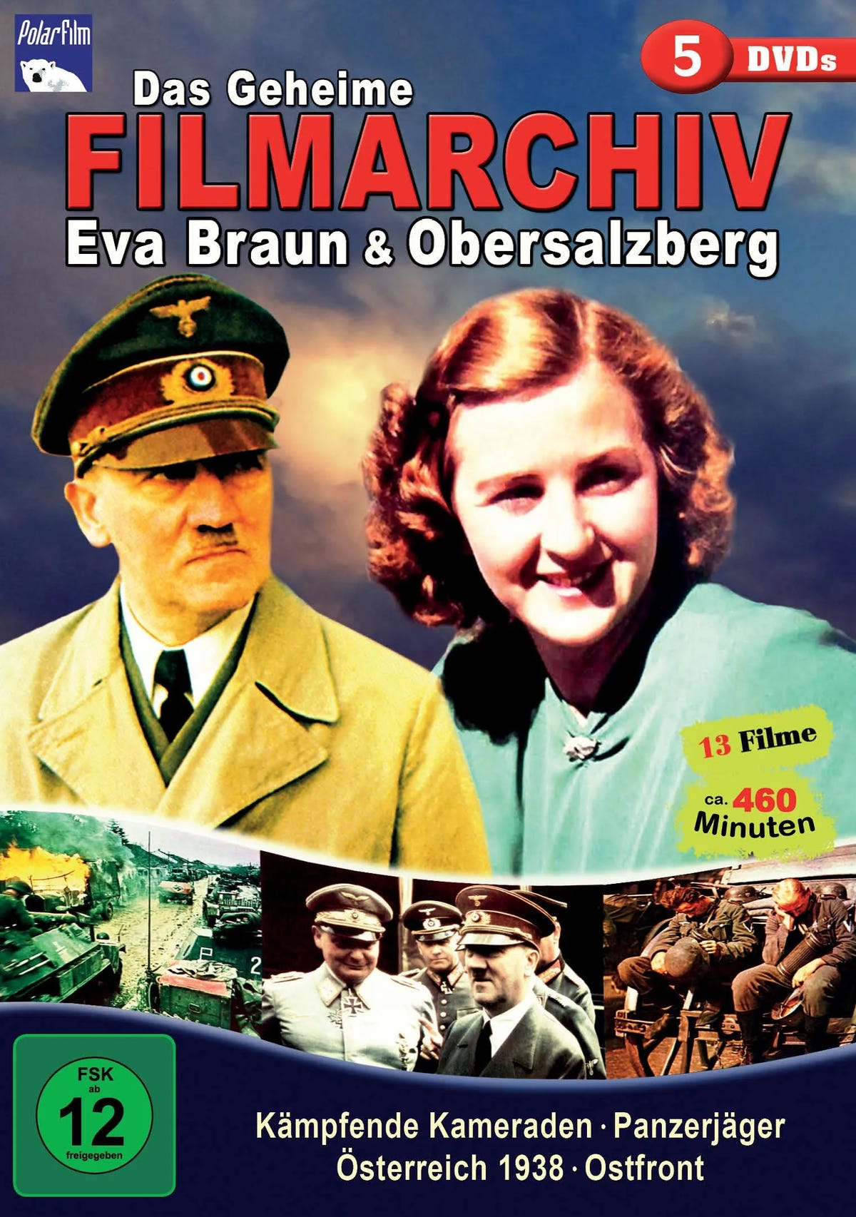 DVD-Cover: Das geheime Filmarchiv Eva Braun & Obersalzberg DVD Box. Regie: diverse