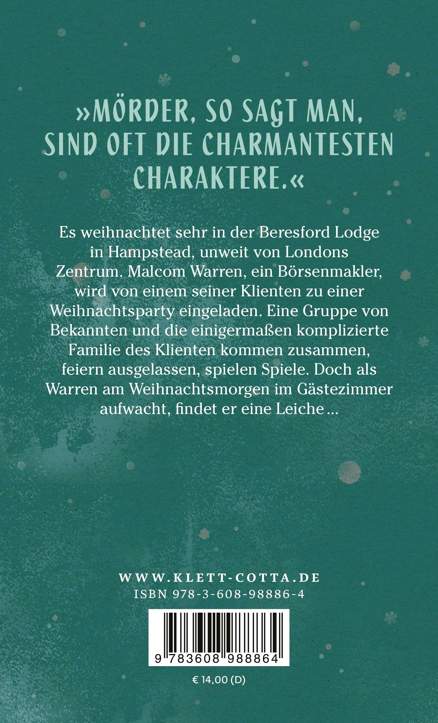 Rückseite: Das Geheimnis der Weihnachtstage (Taschenbuch)