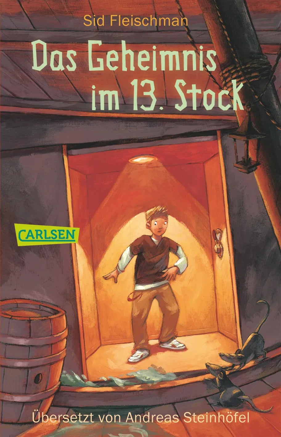 Buchcover von 'Das Geheimnis im 13. Stock' - Taschenbuch von Sid Fleischman