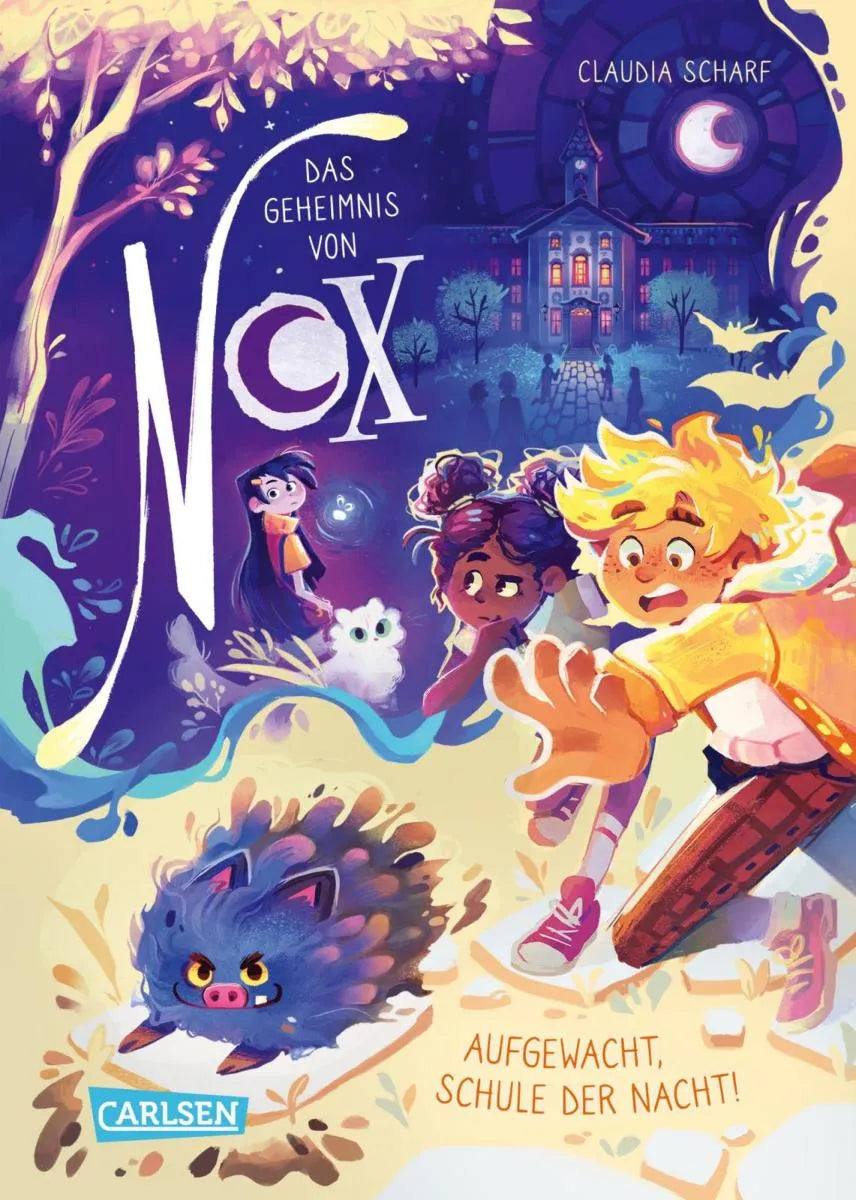 Cover: Das Geheimnis von Nox 2: Aufgewacht, Schule der Nacht! (E-Book) von Claudia Scharf