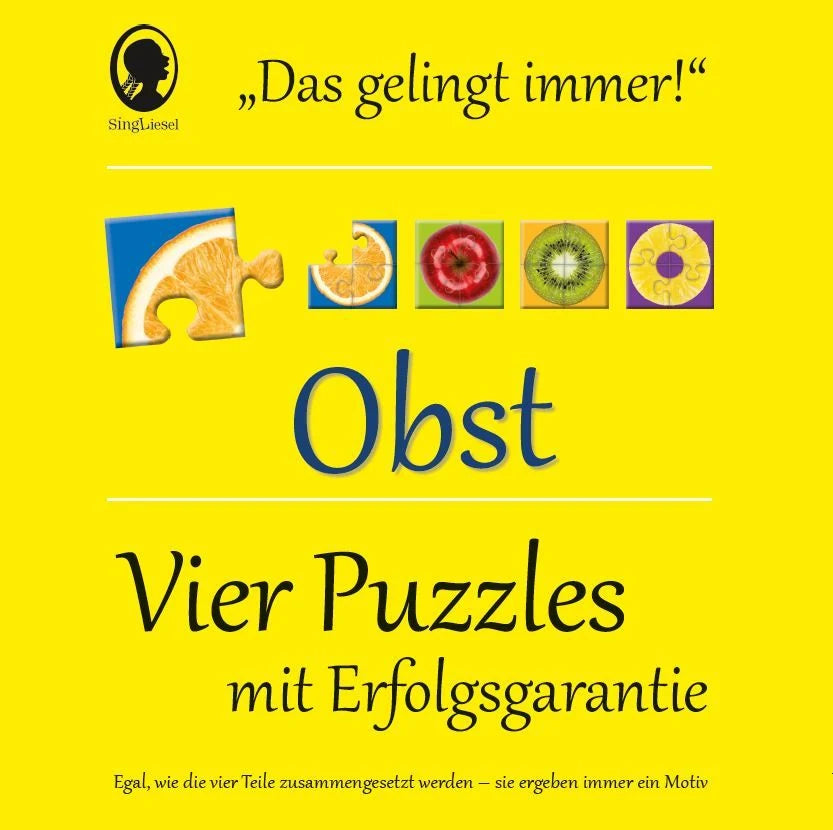 Puzzle: Das "Gelingt immer"-Puzzle Obst. Das Puzzle-Spiel für Senioren mit Demenz
