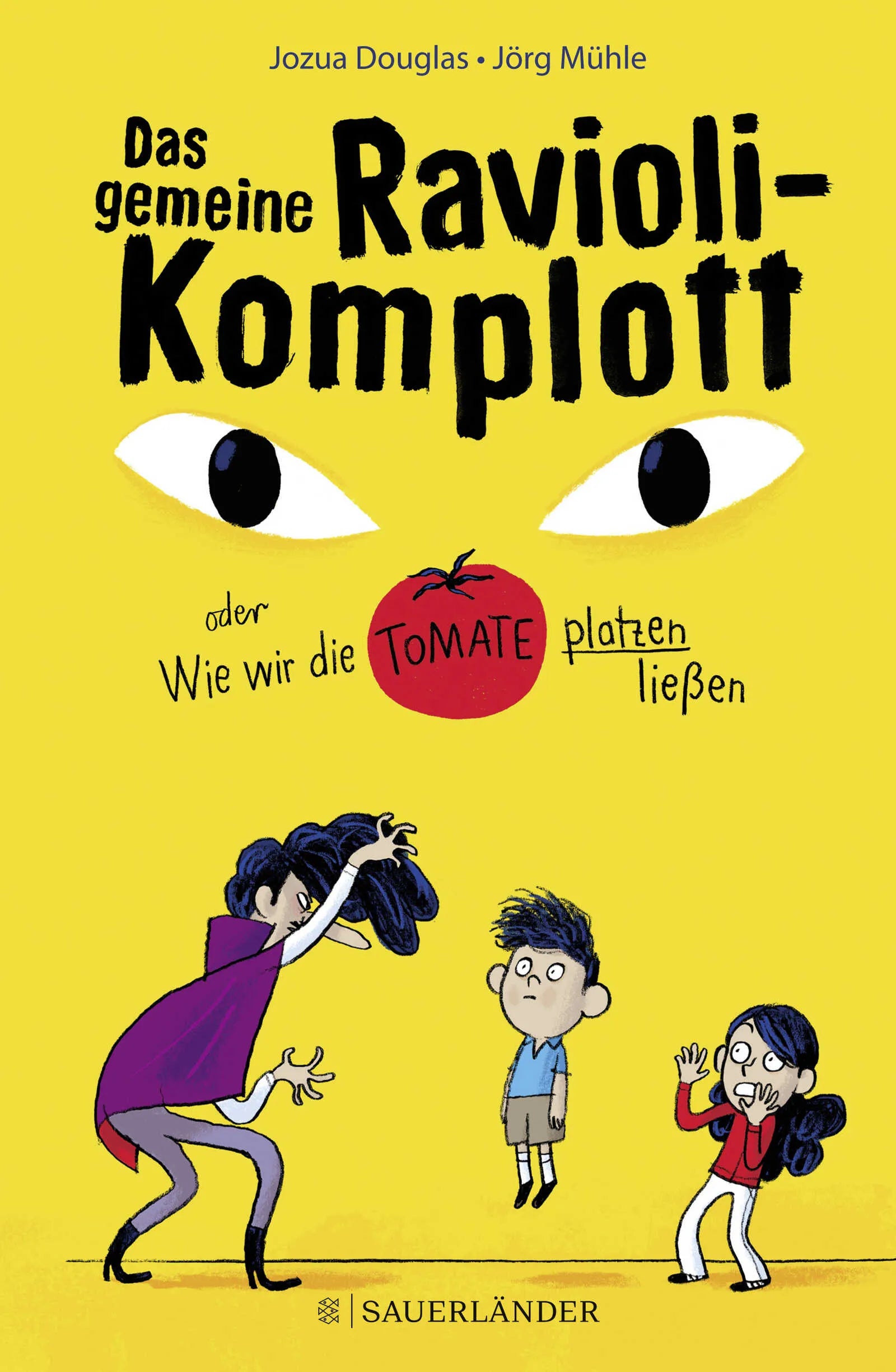 Buchcover von 'Das gemeine Ravioli-Komplott oder Wie wir die Tomate platzen ließen' - Gebundene Ausgabe von Jozua Douglas