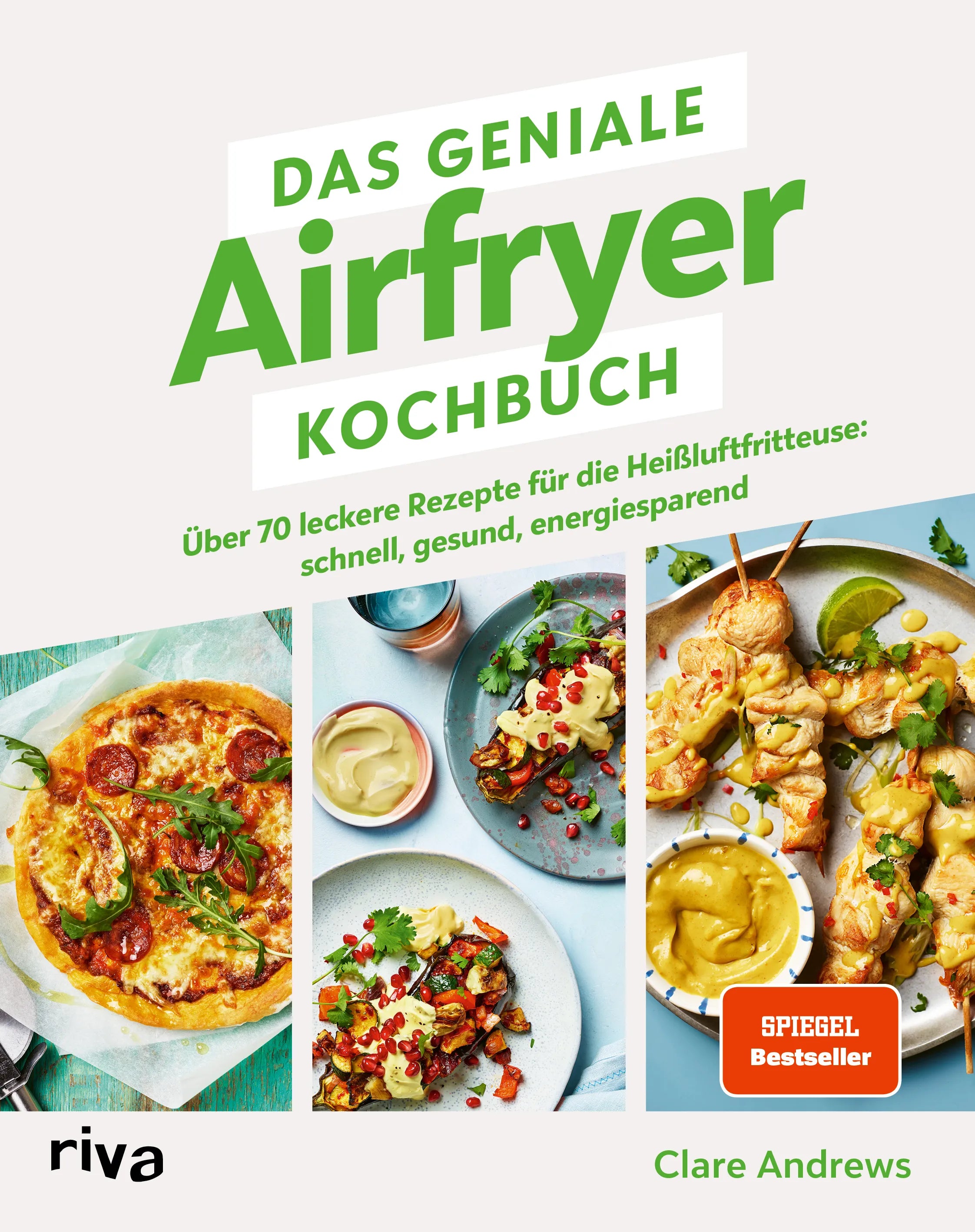 Buchcover von 'Das geniale Airfryer-Kochbuch' - Taschenbuch von Clare Andrews