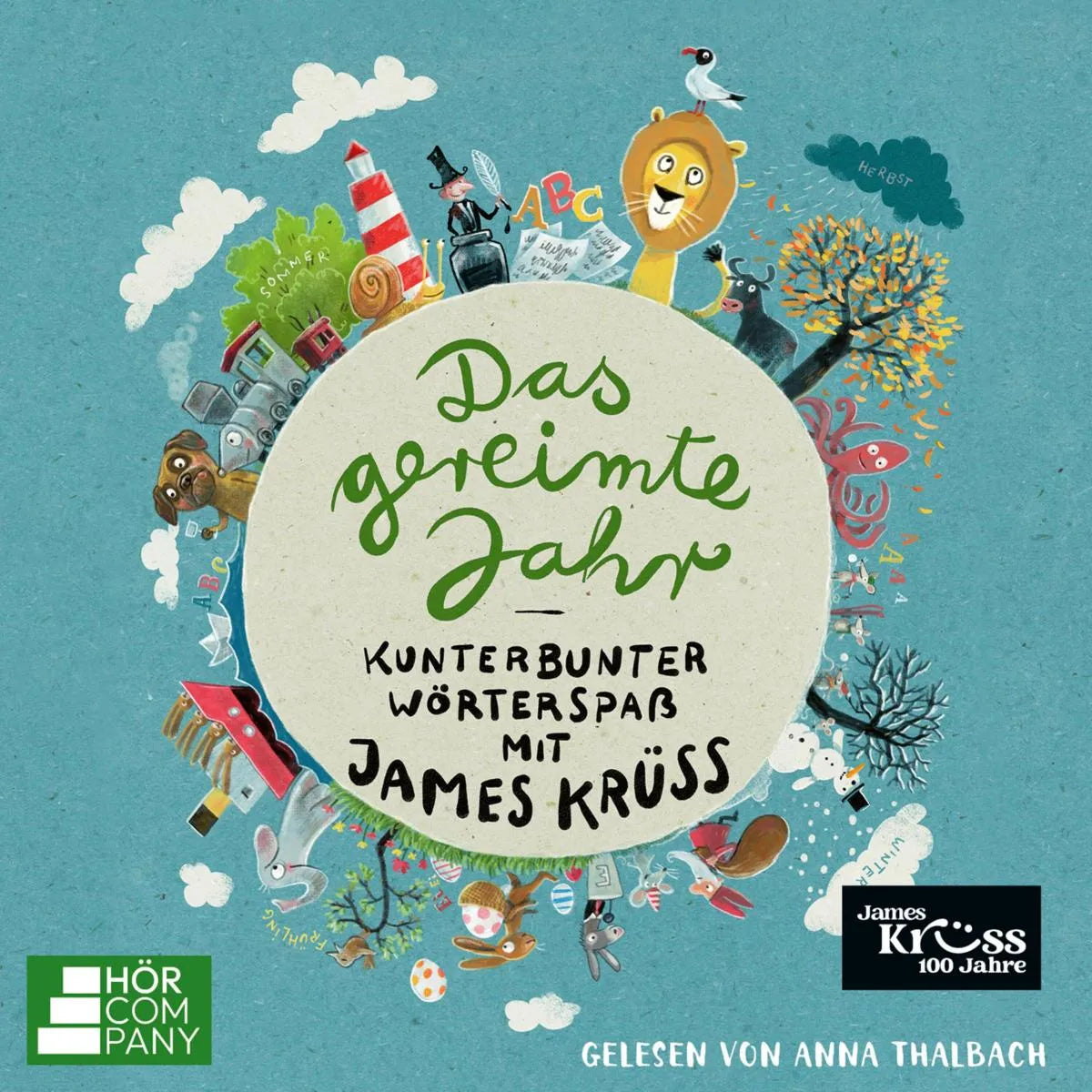 Cover: Das gereimte Jahr - Kunterbunter Wörterspaß mit James Krüss (Hörbuch Download)