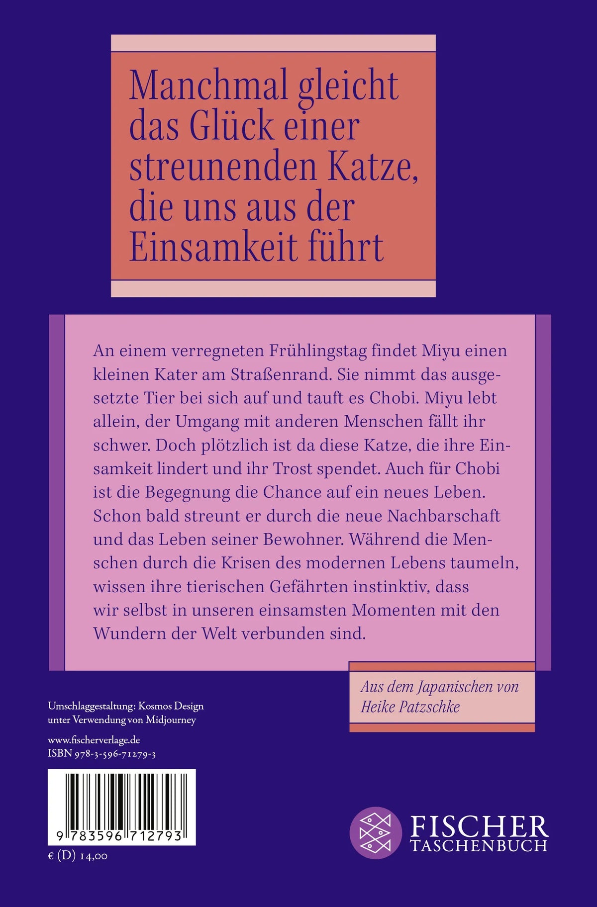 Buchrückseite von 'Das Geschenk eines Regentages' mit Klappentext - Taschenbuch