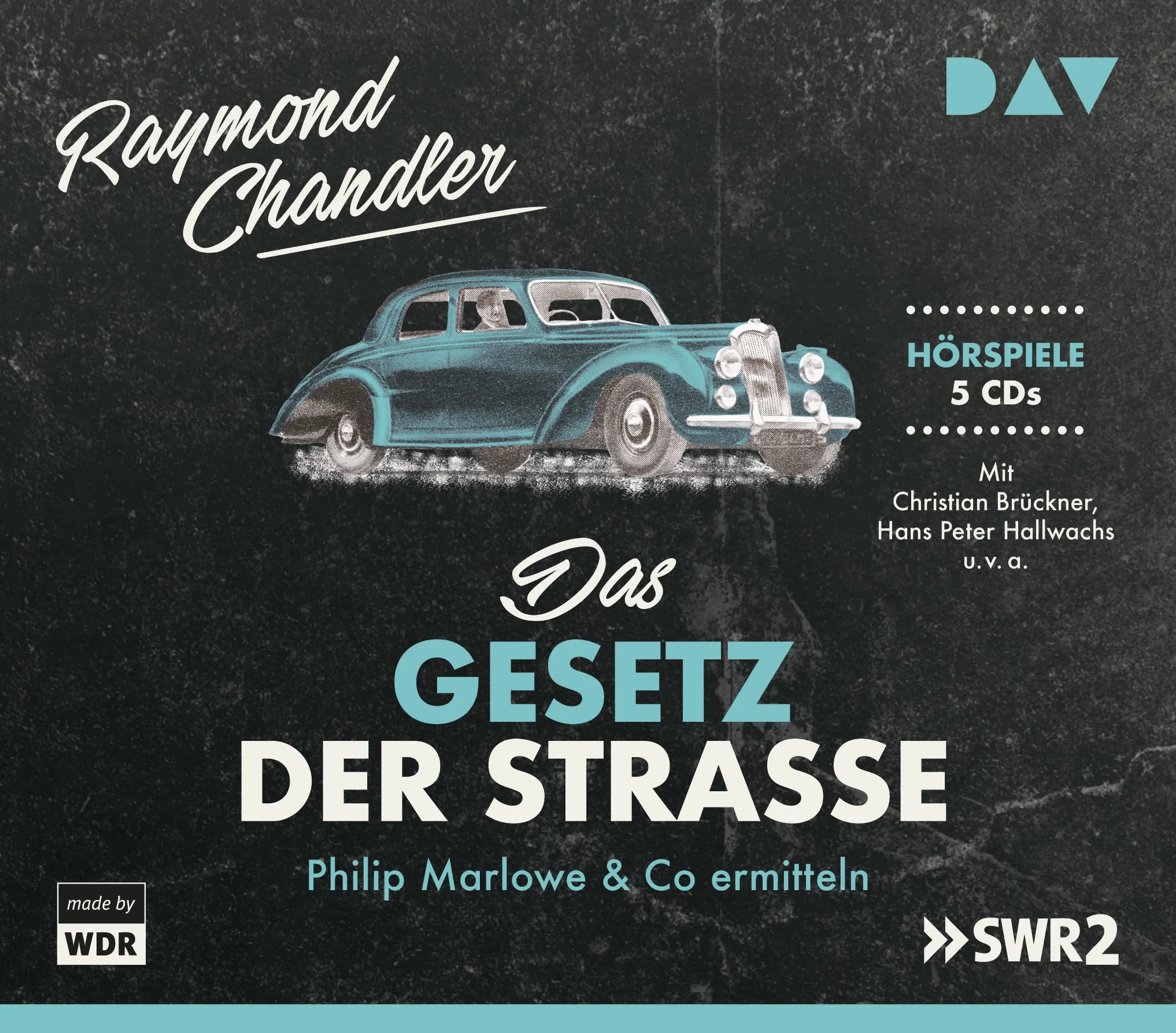 Buchcover von 'Das Gesetz der Straße. Philip Marlowe & Co ermitteln' - Hörbuch (CD) von Raymond Chandler