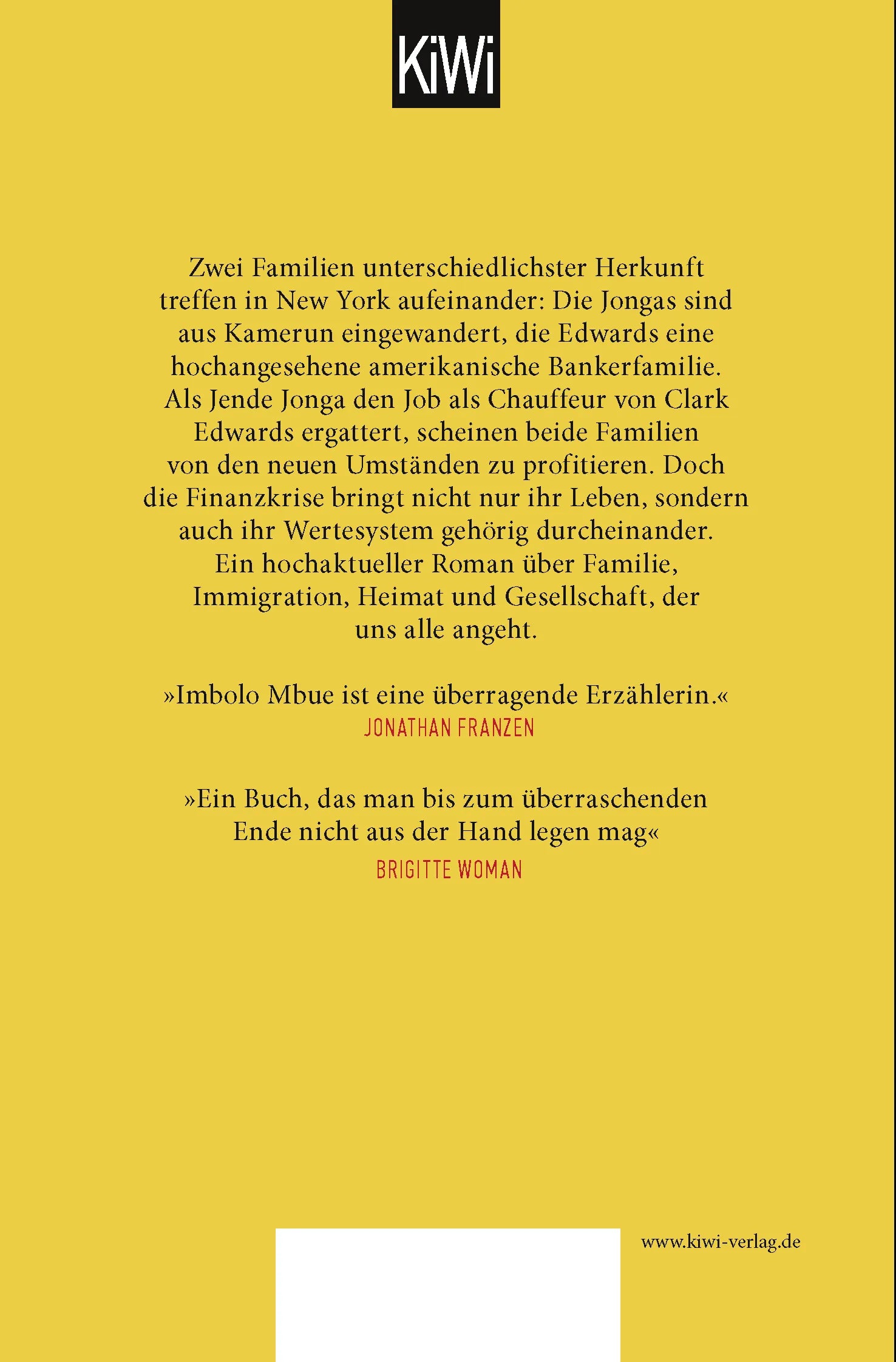 Buchrückseite von 'Das geträumte Land' mit Klappentext - Taschenbuch
