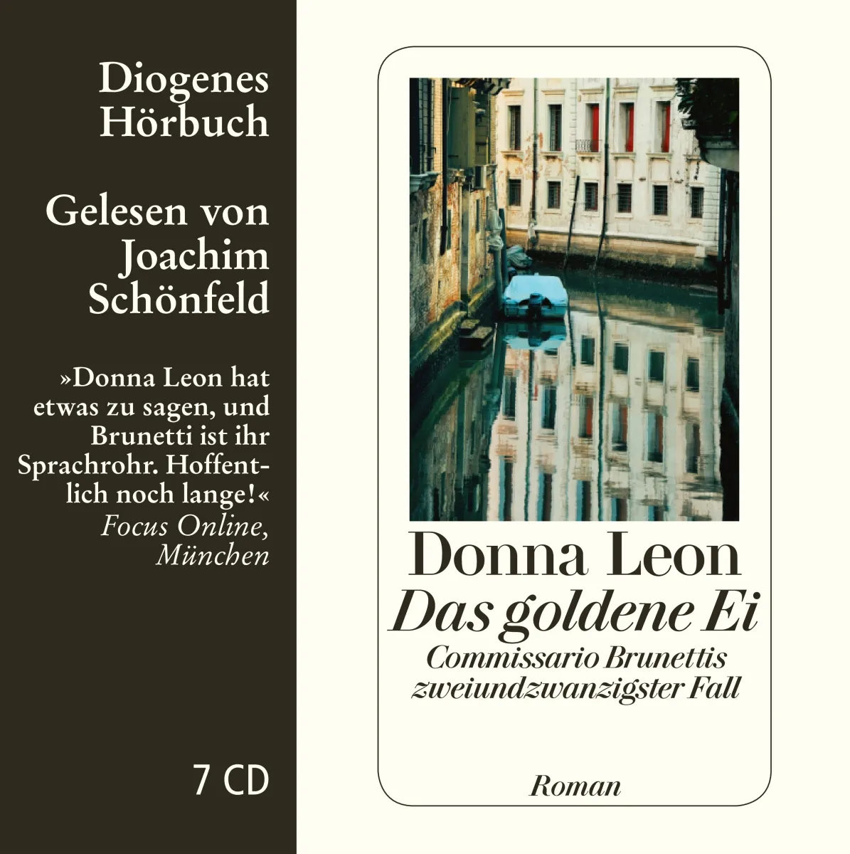 Buchcover von 'Das goldene Ei' - Hörbuch (CD) von Donna Leon