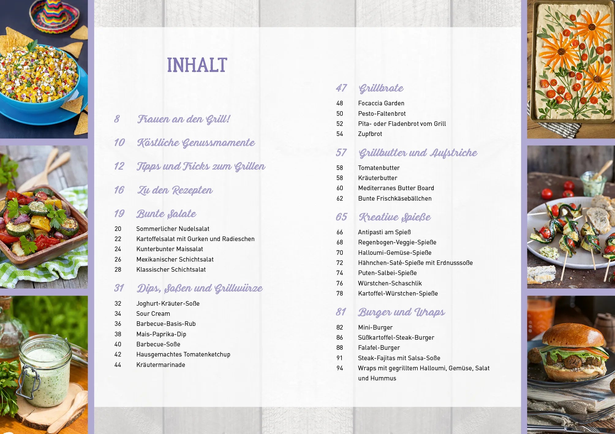 Innenansicht von 'Das Grillbuch für Frauen' - Gebundene Ausgabe