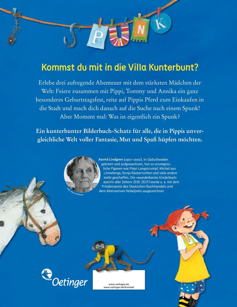 Rückseite: Das große Buch von Pippi Langstrumpf (Hardcover)