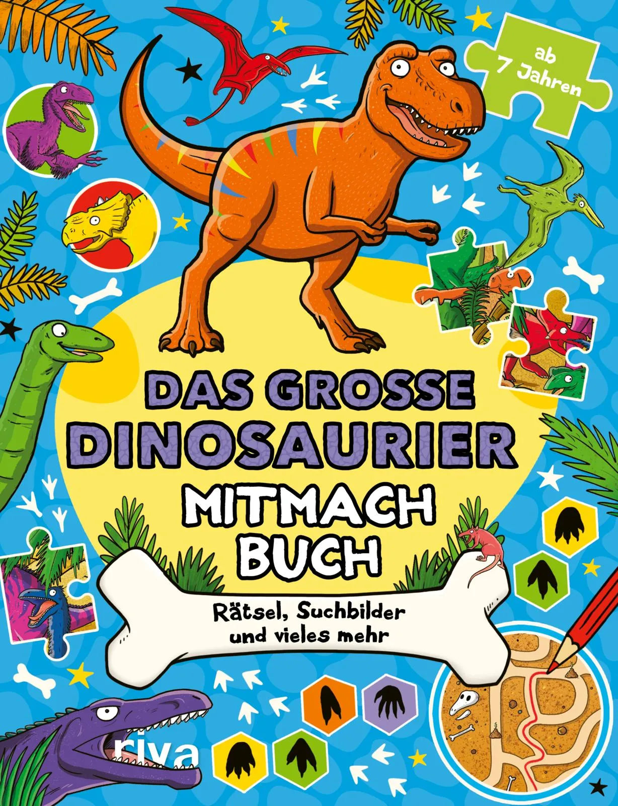 Buchcover von 'Das große Dinosaurier-Mitmachbuch' - Taschenbuch von Gary Panton