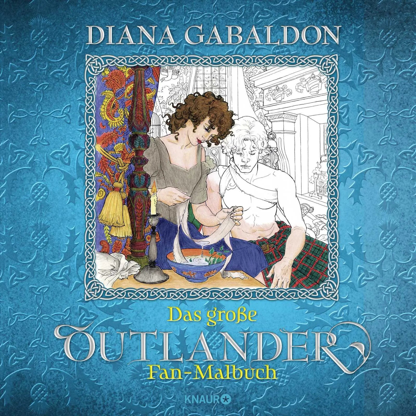 Buchcover von 'Das große Outlander Fan-Malbuch' - Taschenbuch von Diana Gabaldon