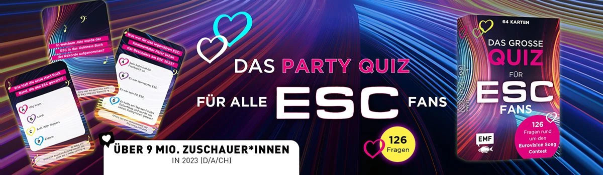 Kartenspiel: Das große Quiz für ESC-Fans – Ansicht