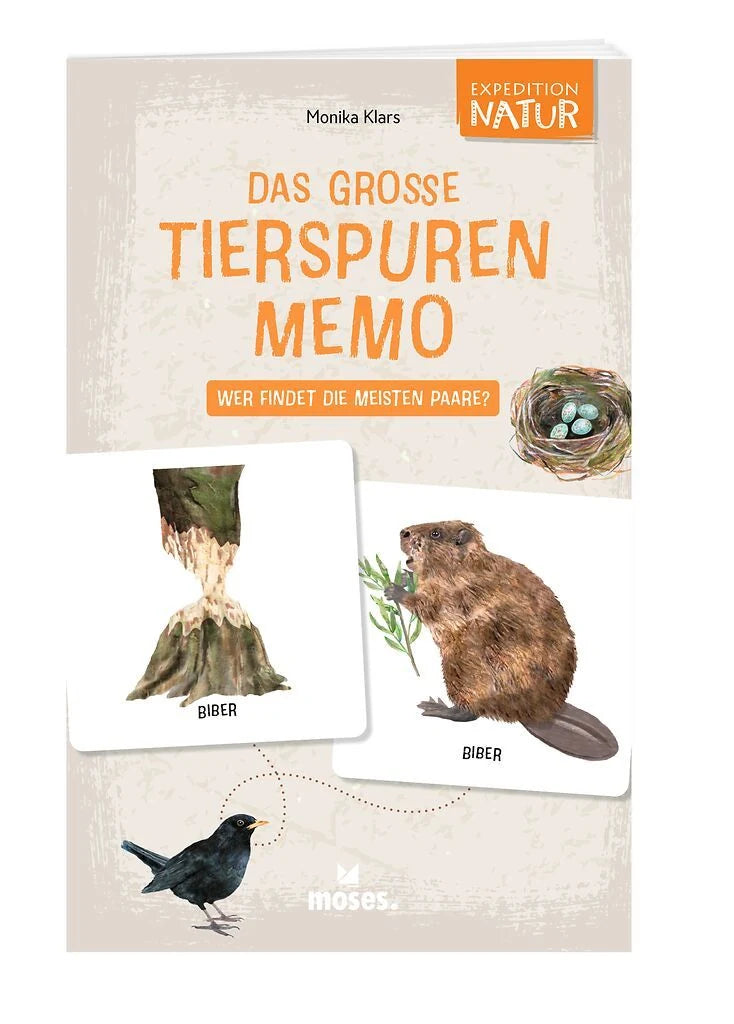 Das große Tierspuren Memo – Ansicht