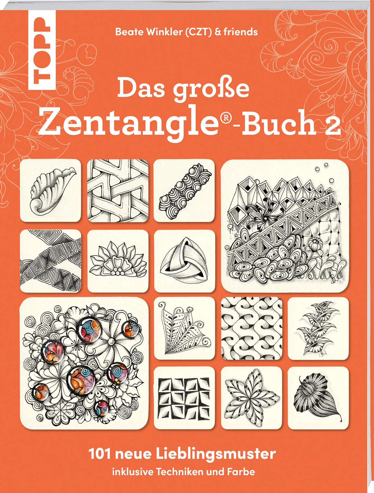 Cover: Das große Zentangle-Buch 2 (Hardcover) von Beate Winkler