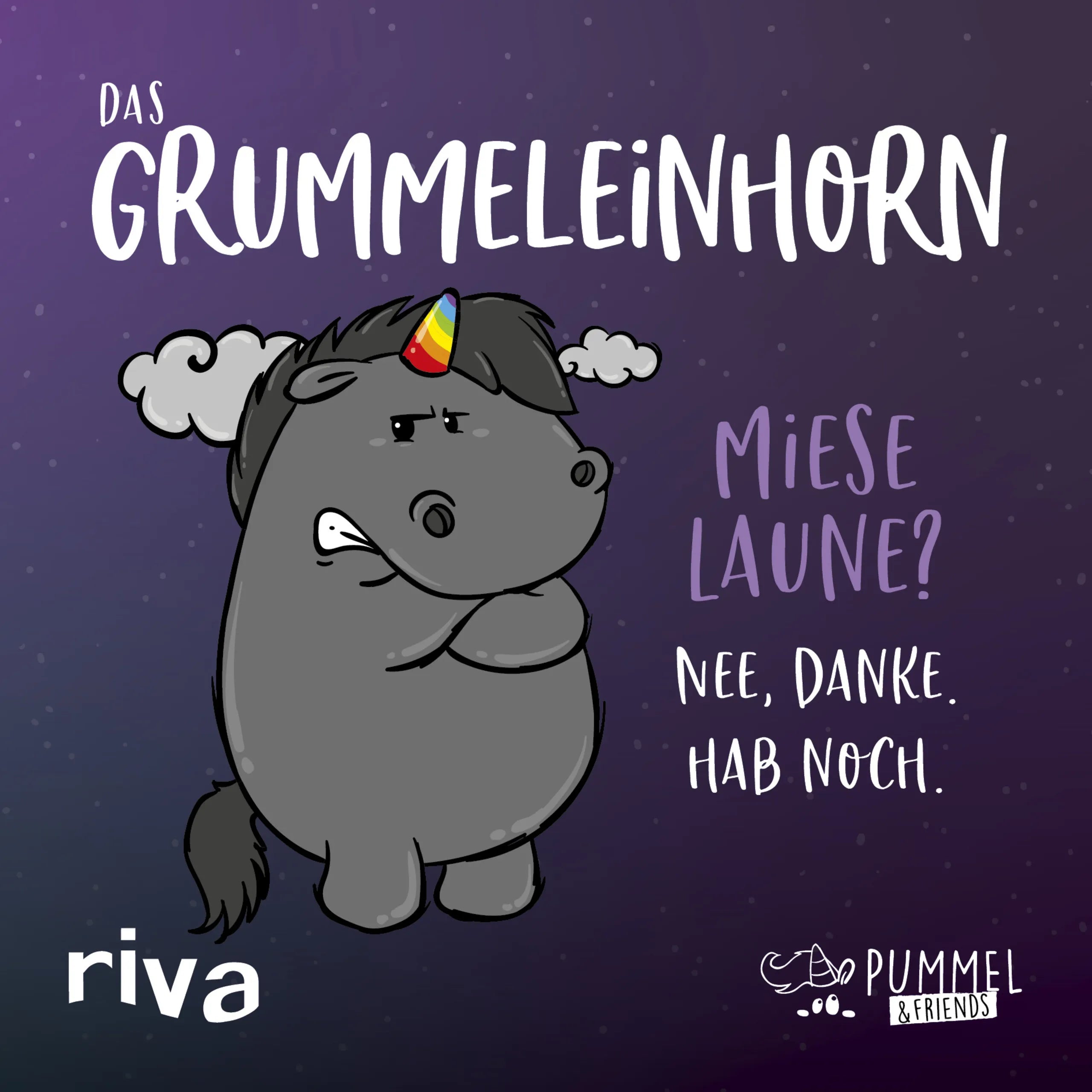 Buchcover von 'Das Grummeleinhorn' - Gebundene Ausgabe von Pummel & Friends