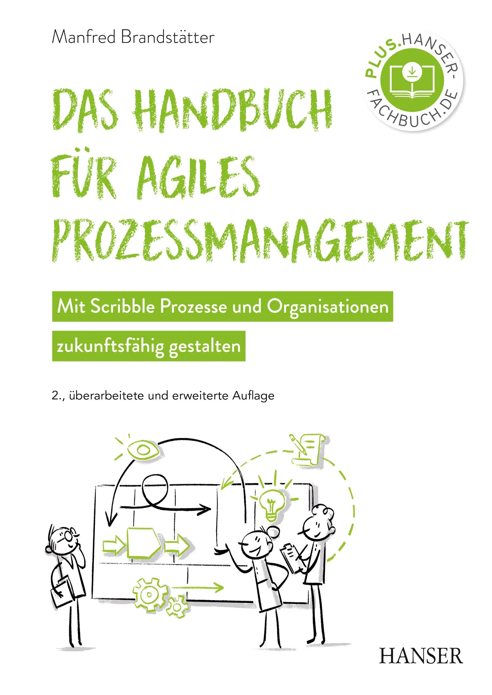 Cover: Das Handbuch für agiles Prozessmanagement (E-Book) von Manfred Brandstätter
