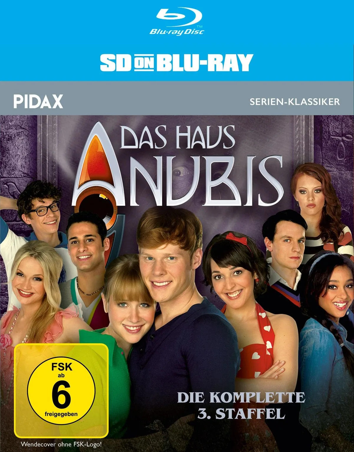 Blu-ray-Cover: Das Haus Anubis, Staffel 3 / Die komplette 3. St. Regie: Jorkos Damen