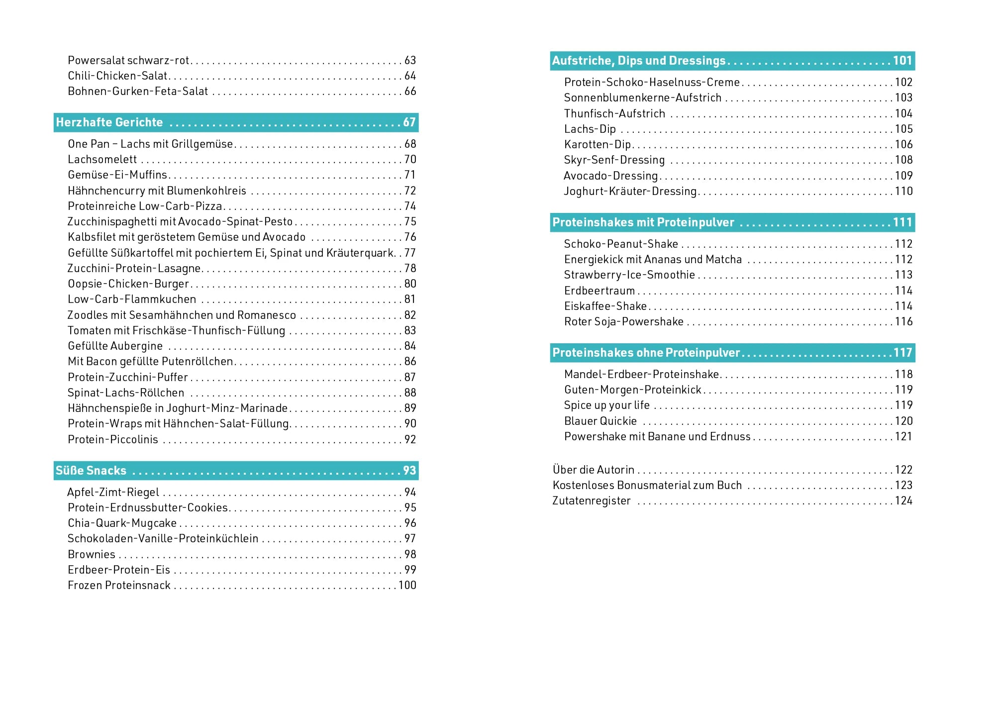 Innenansicht von 'Das High-Protein-Kochbuch' - Taschenbuch