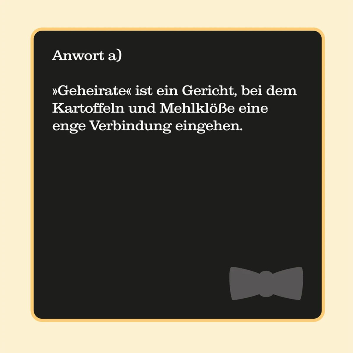 Das Hochzeits-Quiz – Ansicht