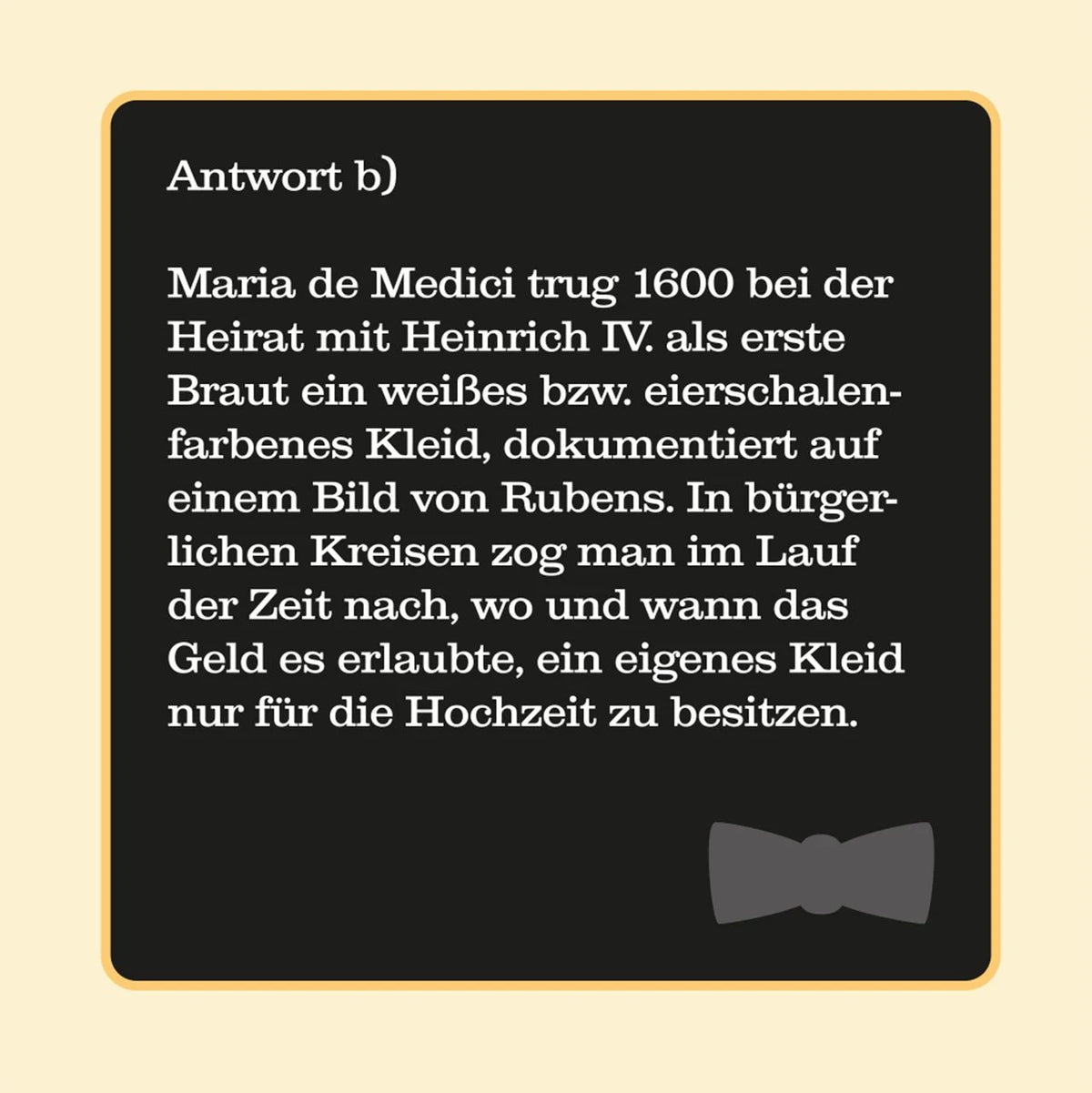 Das Hochzeits-Quiz – Ansicht