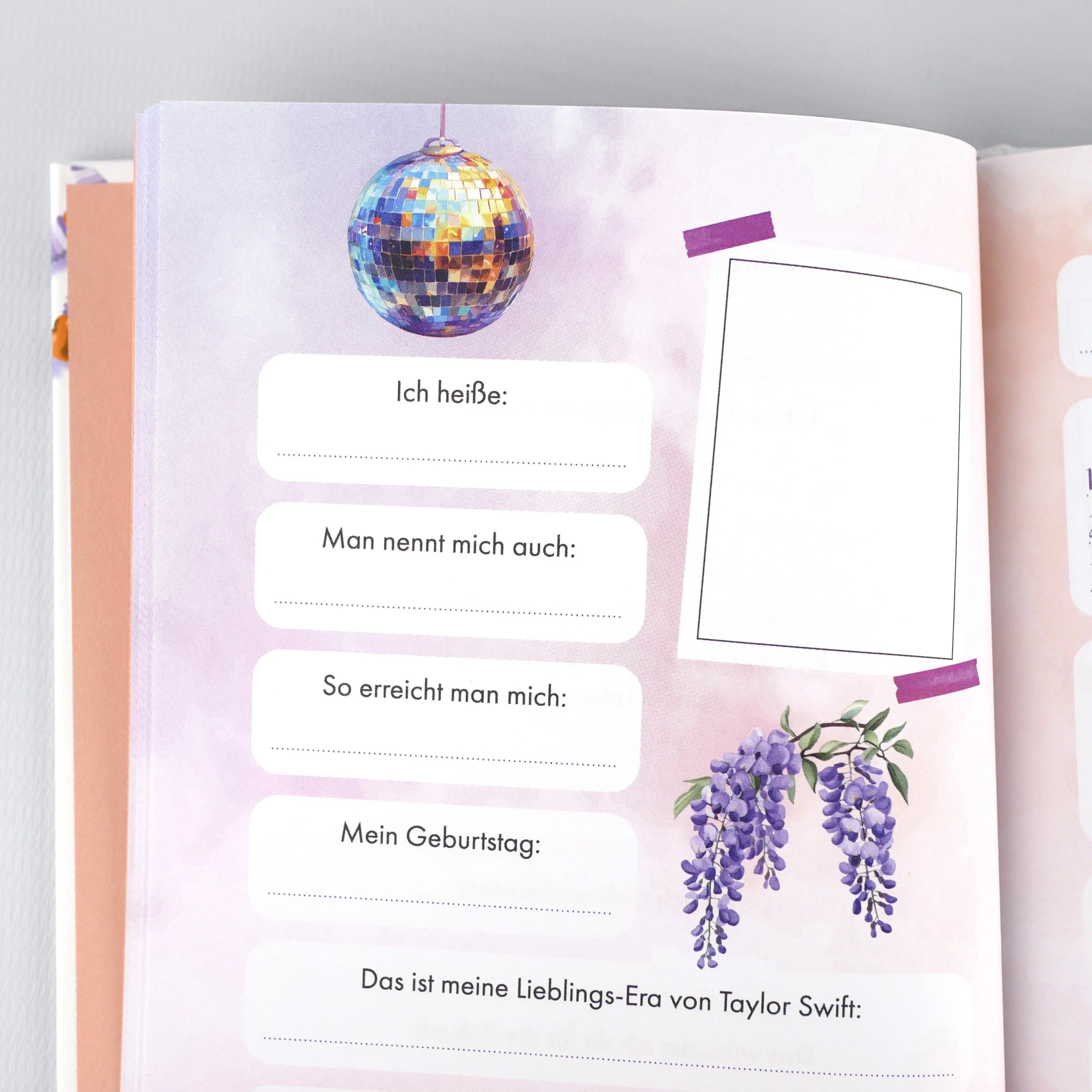 Innenansicht von 'Das inoffizielle Freundebuch für Swifties' - Gebundene Ausgabe