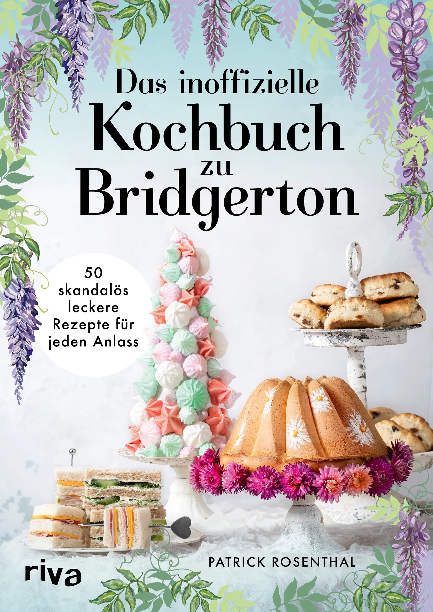 Buchcover von 'Das inoffizielle Kochbuch zu Bridgerton' - Gebundene Ausgabe von Patrick Rosenthal