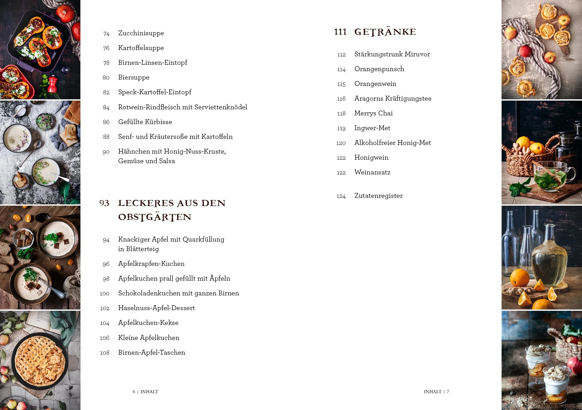 Innenansicht von 'Das inoffizielle Kochbuch zu Tolkiens Welt' - Gebundene Ausgabe