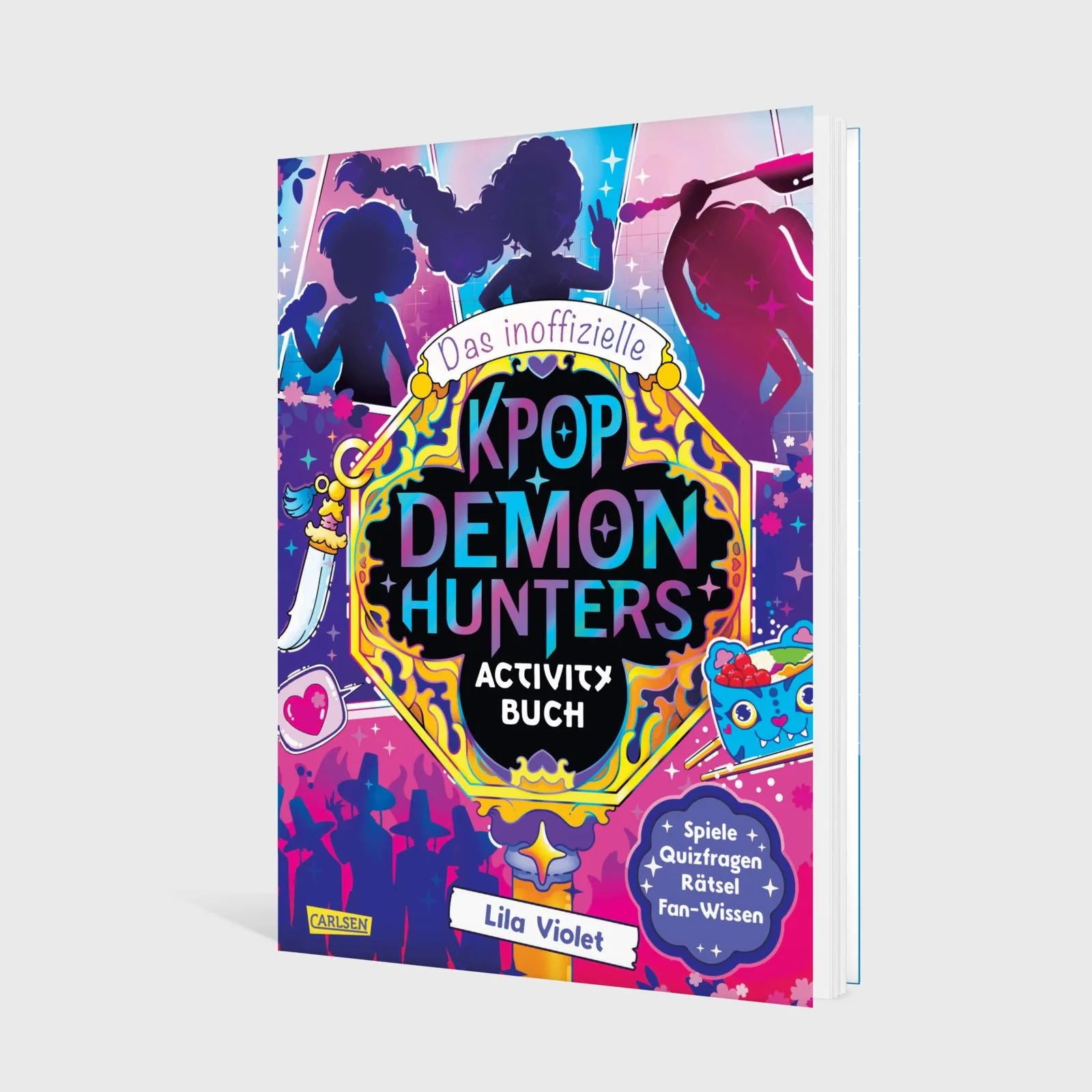 Lila Violet - Das inoffizielle KPOP DEMON HUNTERS Activity Buch