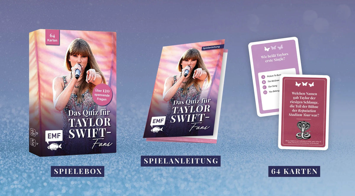 Kartenspiel: Das inoffizielle Quiz für Taylor Swift-Fans – Ansicht