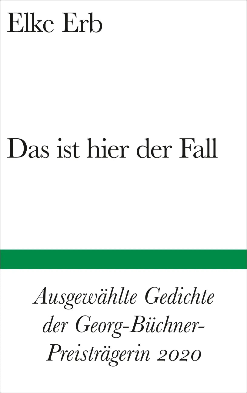 Buchcover von 'Das ist hier der Fall' - Gebundene Ausgabe von Elke Erb
