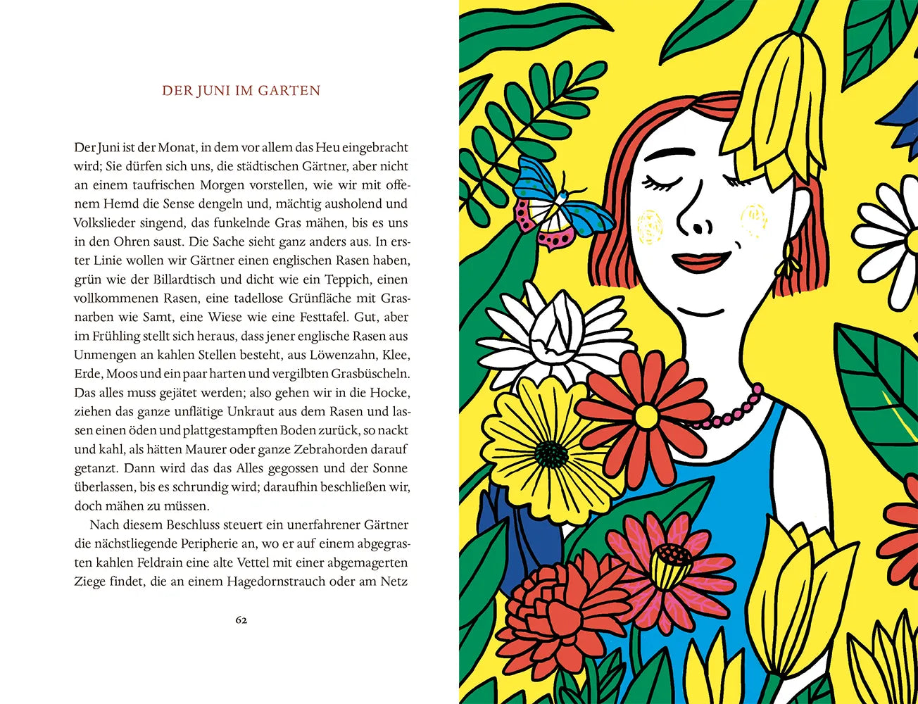 Produktansicht: Das Jahr im Garten (Gebundene Ausgabe)