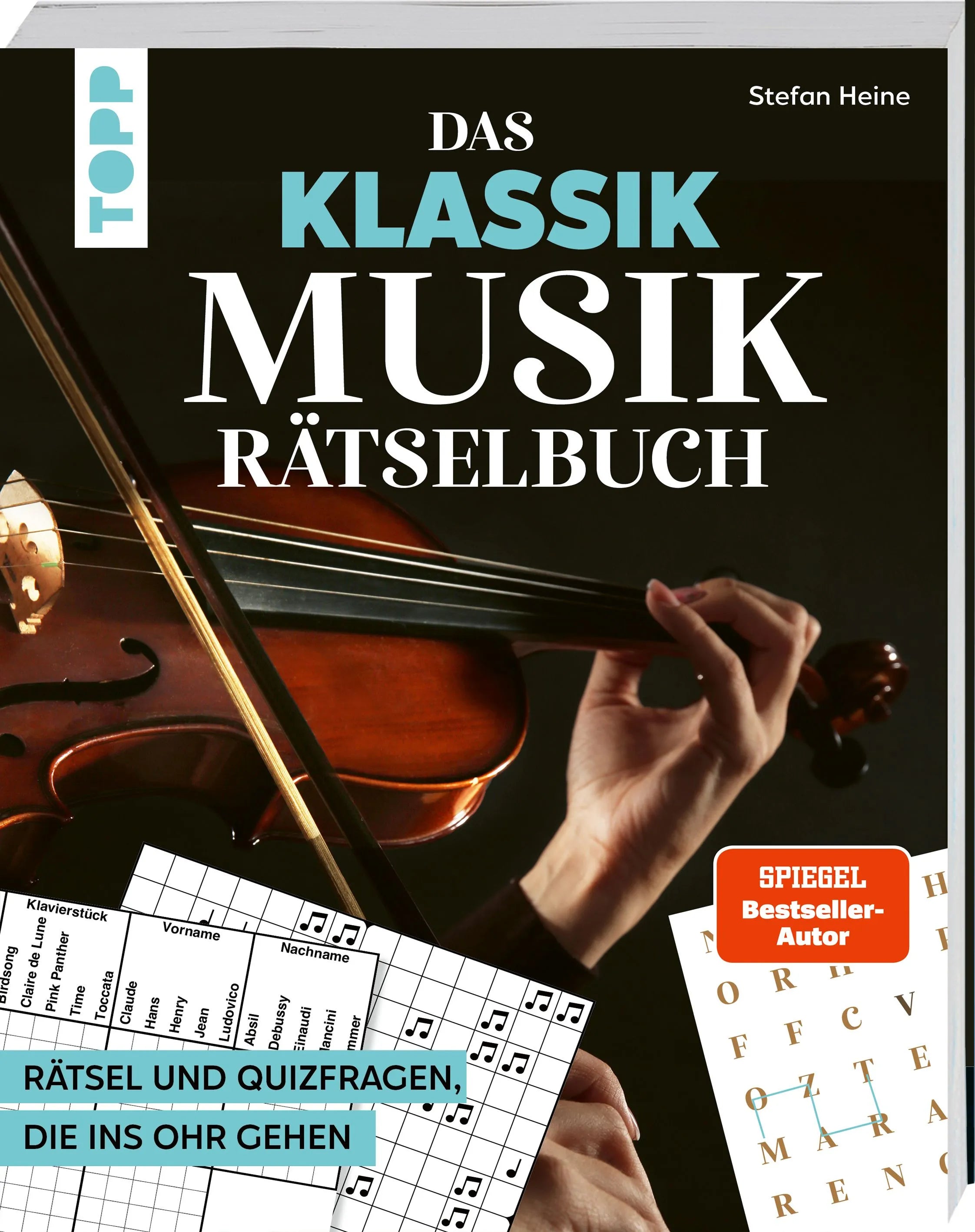 Cover: Das Klassik Musik-Rätselbuch. Rätsel und Quizfragen, die ins Ohr gehen (Taschenbuch) von Stefan Heine