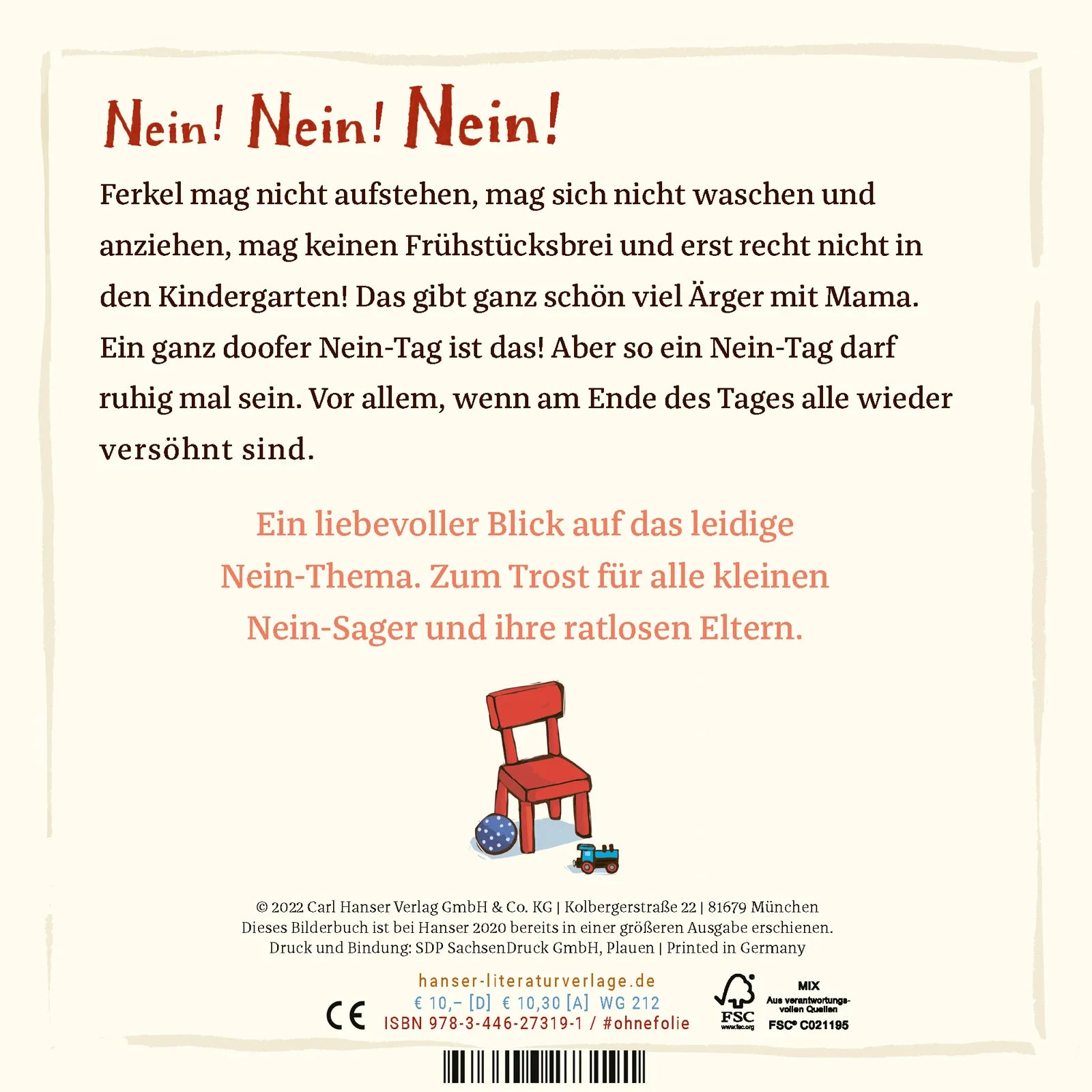 Abbildung von 'Das kleine Nein-Schwein'