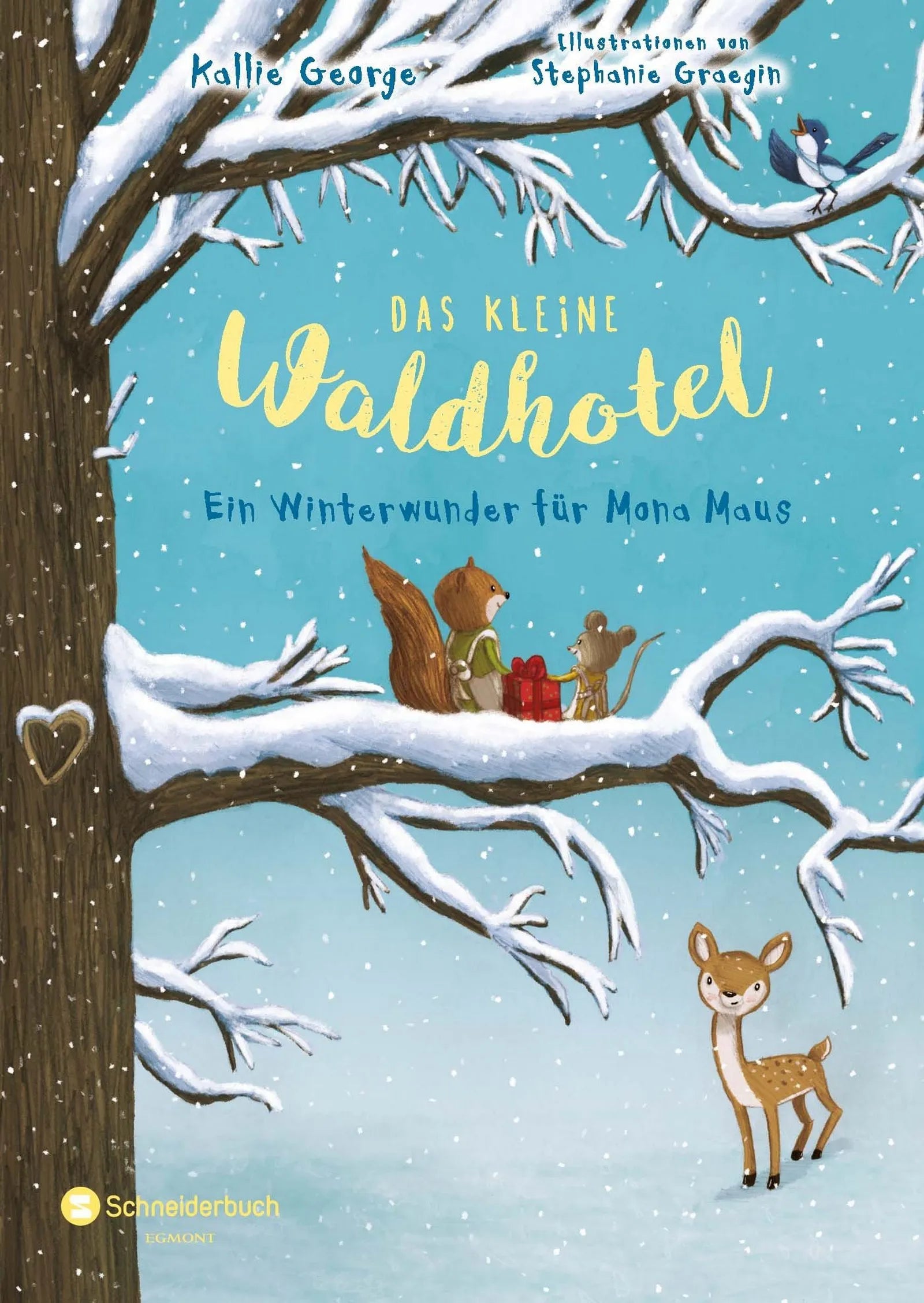 Buchcover von 'Das kleine Waldhotel. Ein Winterwunder für Mona Maus' - Gebundene Ausgabe von Kallie George