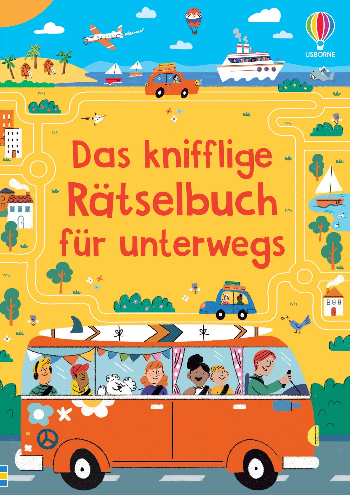 Cover: Das knifflige Rätselbuch für unterwegs (Taschenbuch) von Simon Tudhope