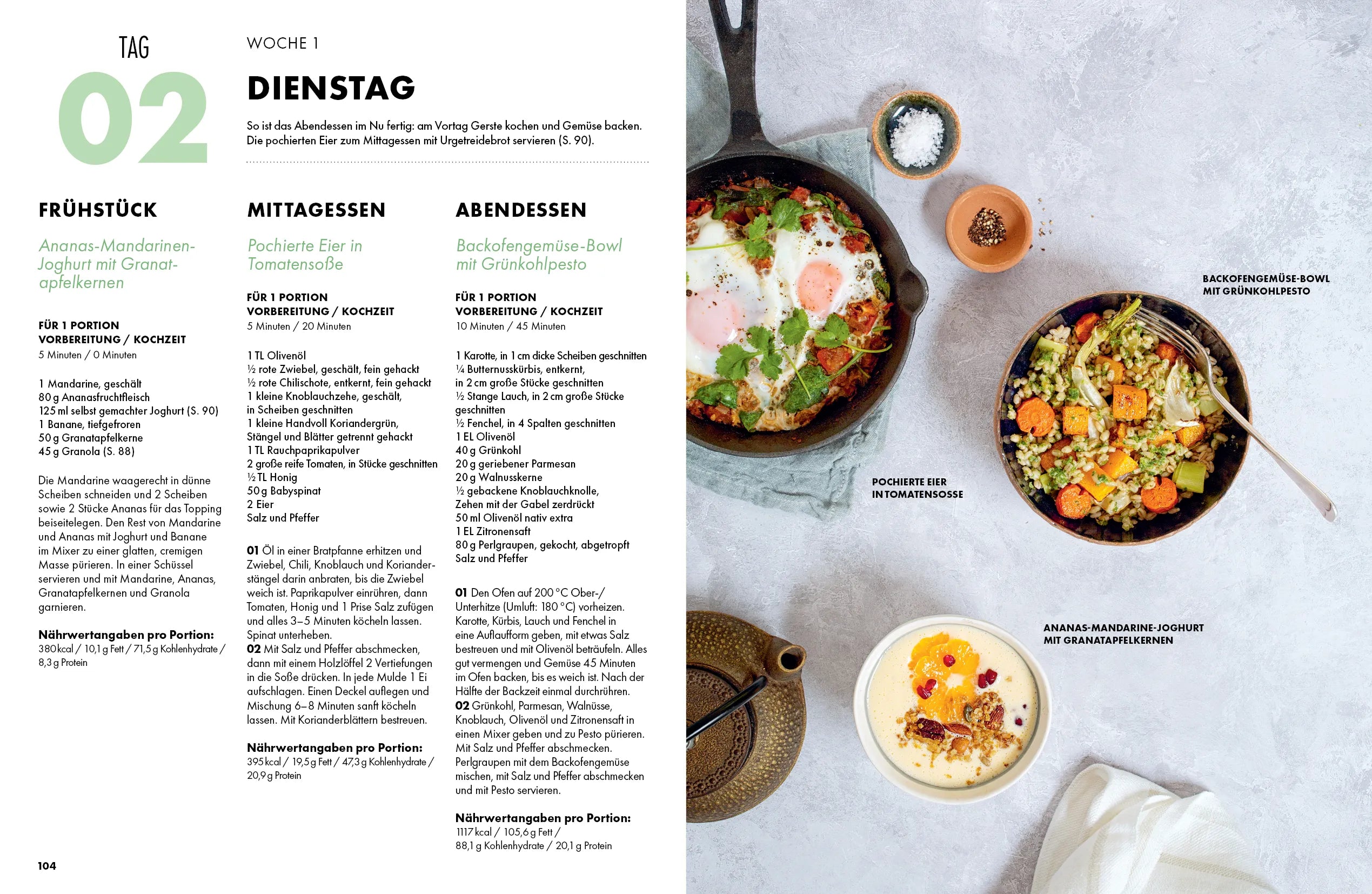 Innenansicht von 'Das Kochbuch fürs Immunsystem' - Taschenbuch