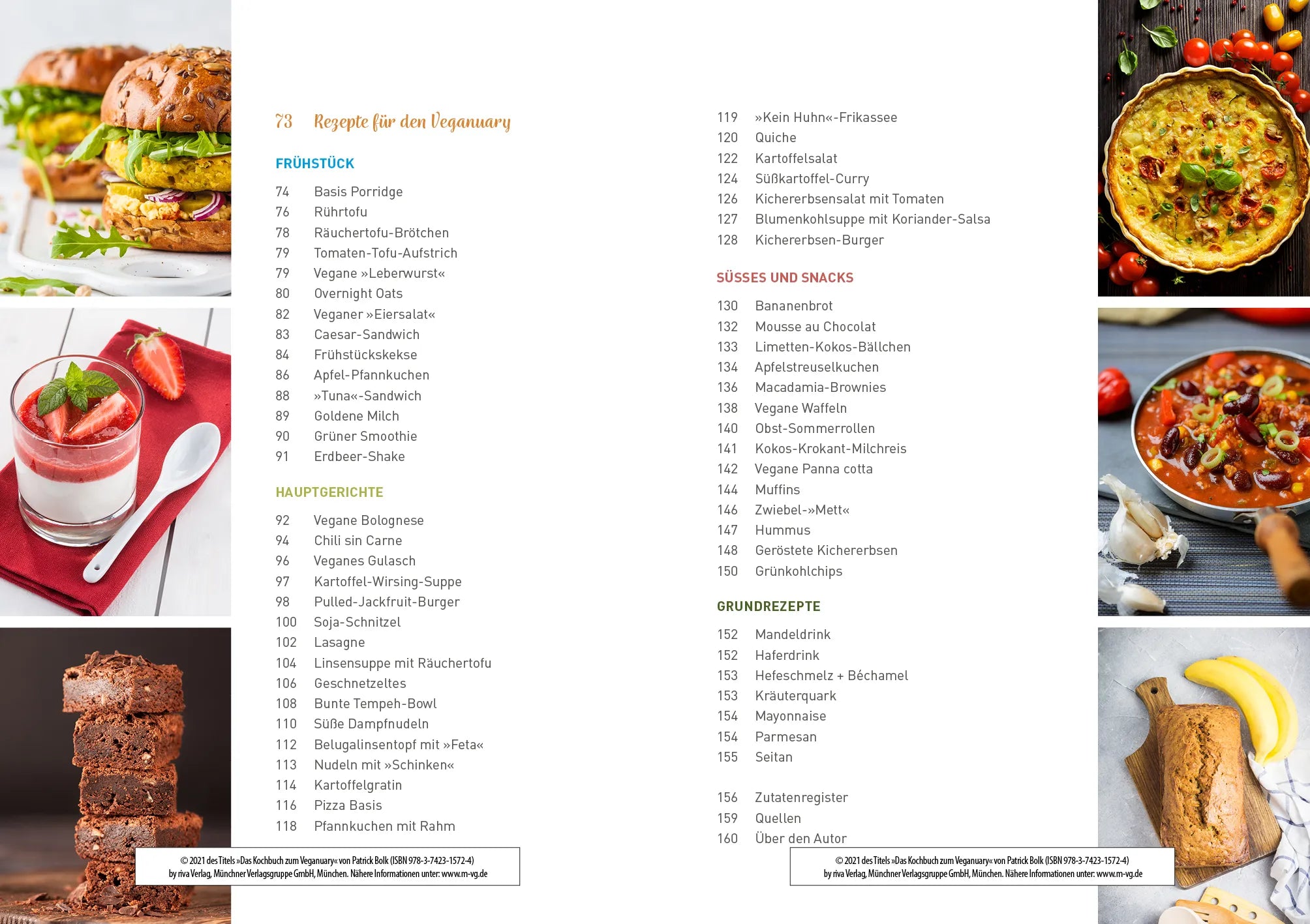 Innenansicht von 'Das Kochbuch zum Veganuary' - Taschenbuch